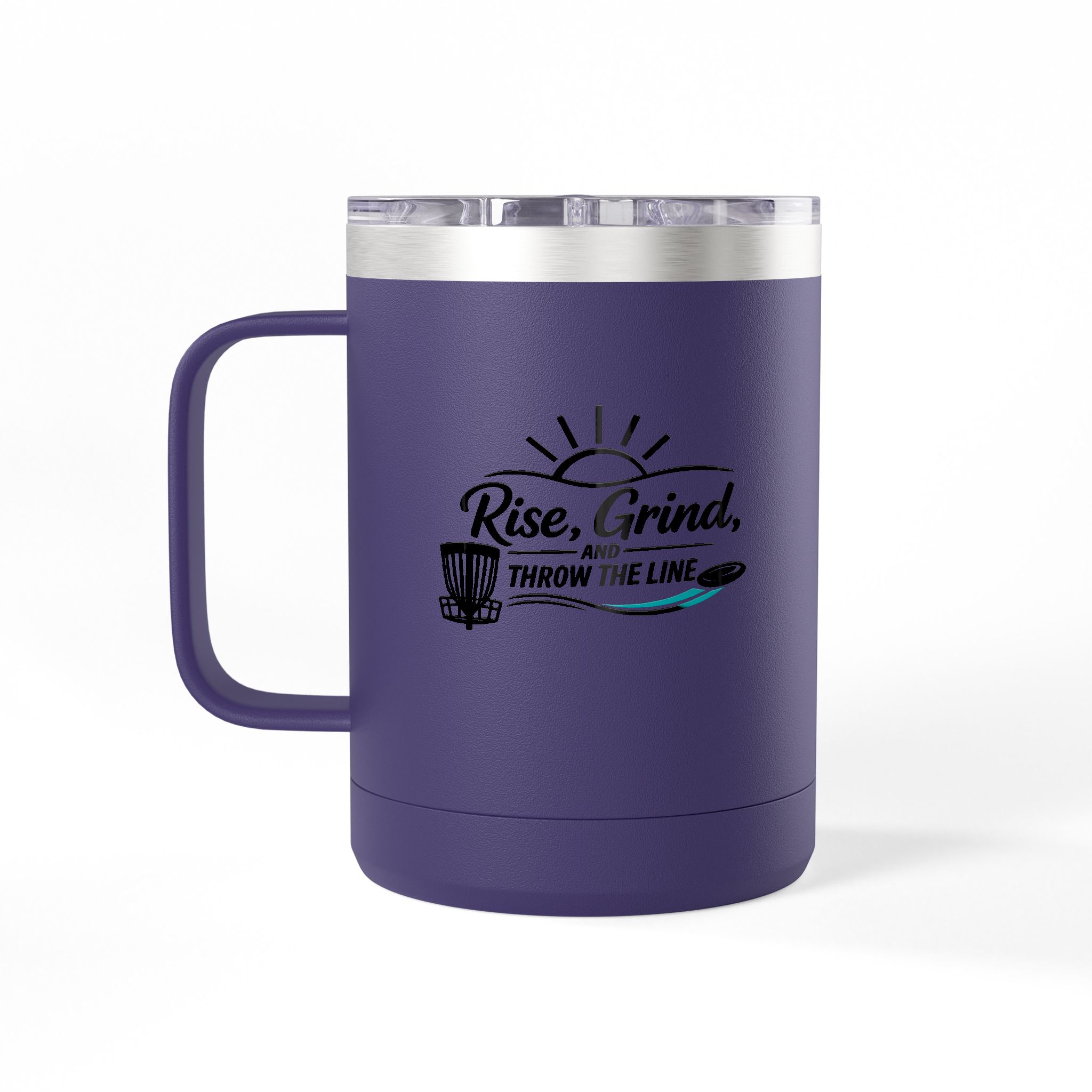 Rise, Grind, and Throw the Line - Tumbler Mug - Image 12