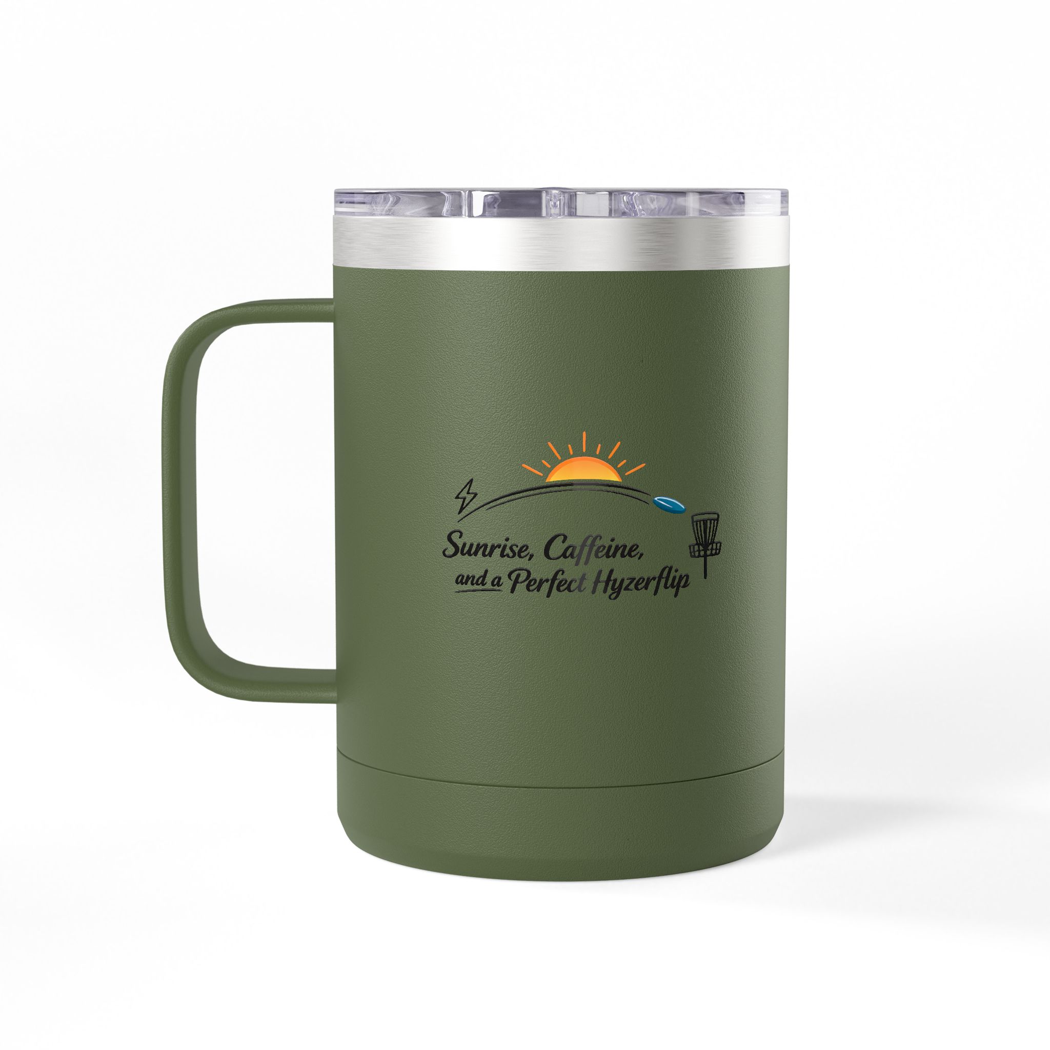 Sunrise, Caffeine, and a Hyzerflip - Tumbler Mug - Image 16