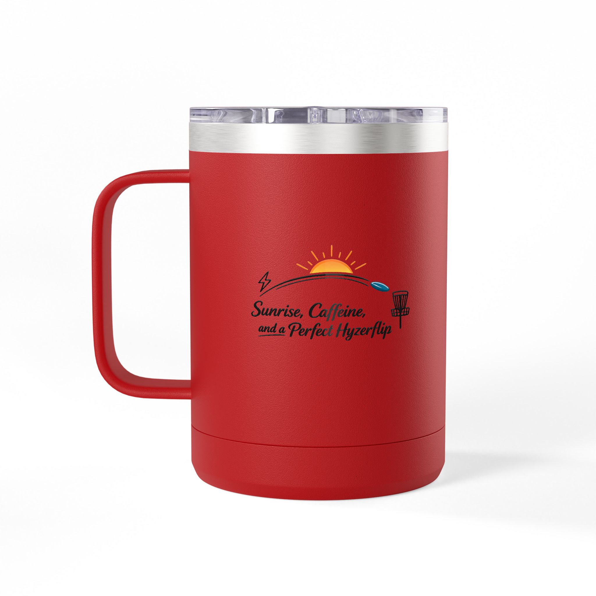 Sunrise, Caffeine, and a Hyzerflip - Tumbler Mug - Image 56