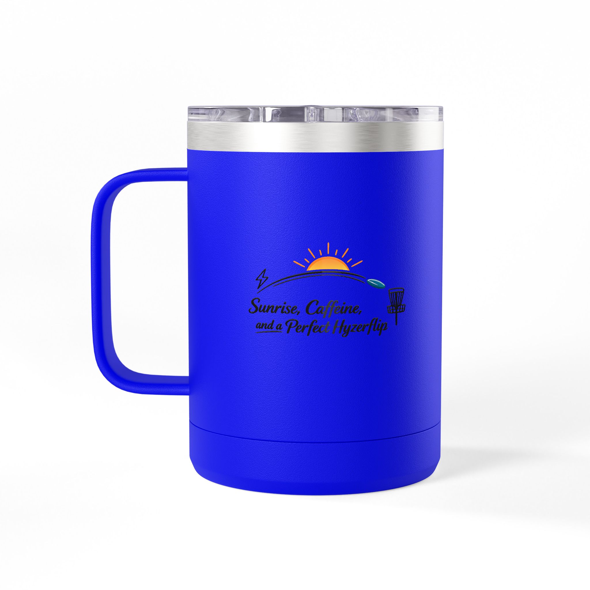 Sunrise, Caffeine, and a Hyzerflip - Tumbler Mug - Image 60