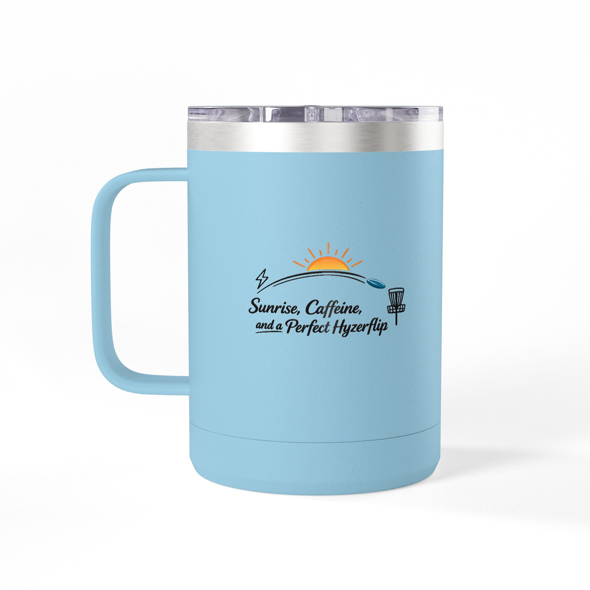 Sunrise, Caffeine, and a Hyzerflip - Tumbler Mug - Image 32