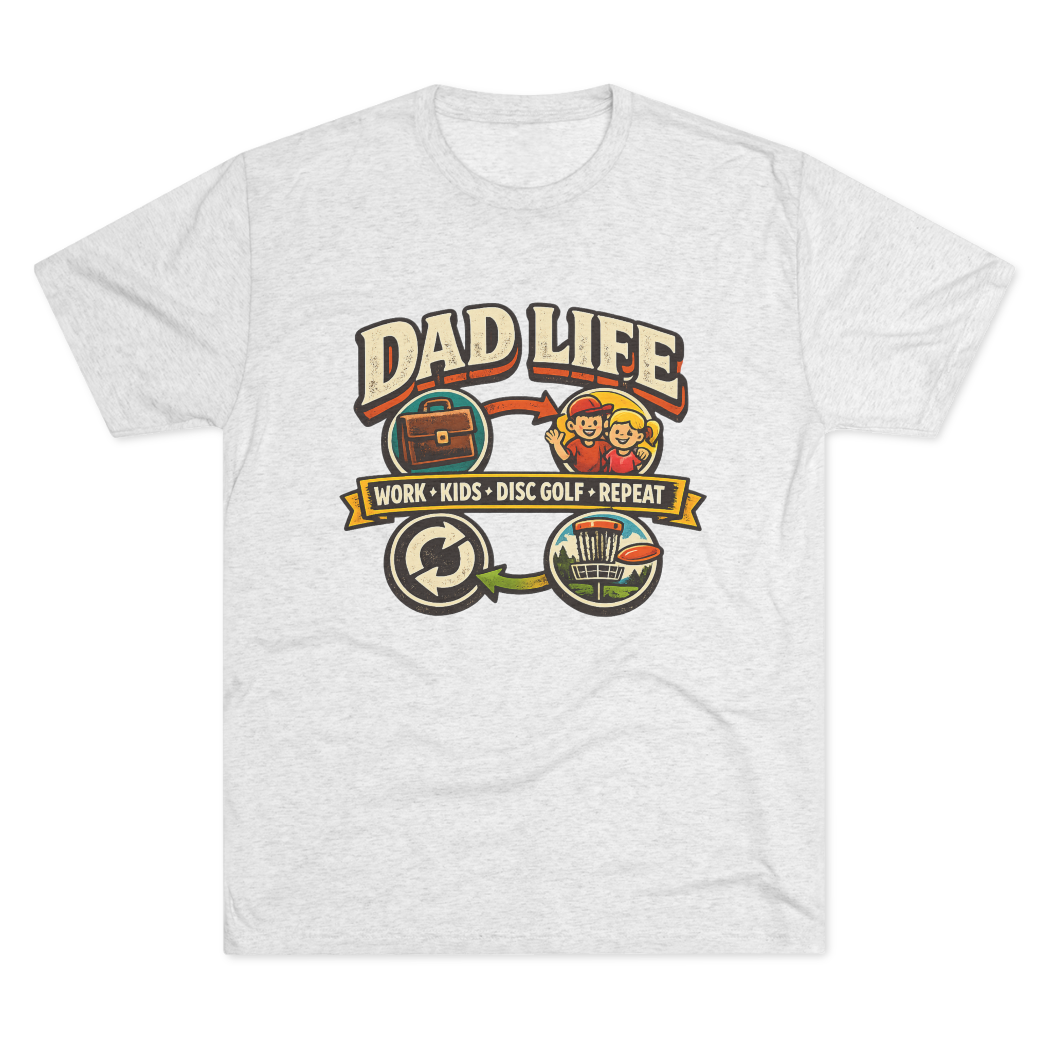 Work. Kids. Disc Golf. Repeat.