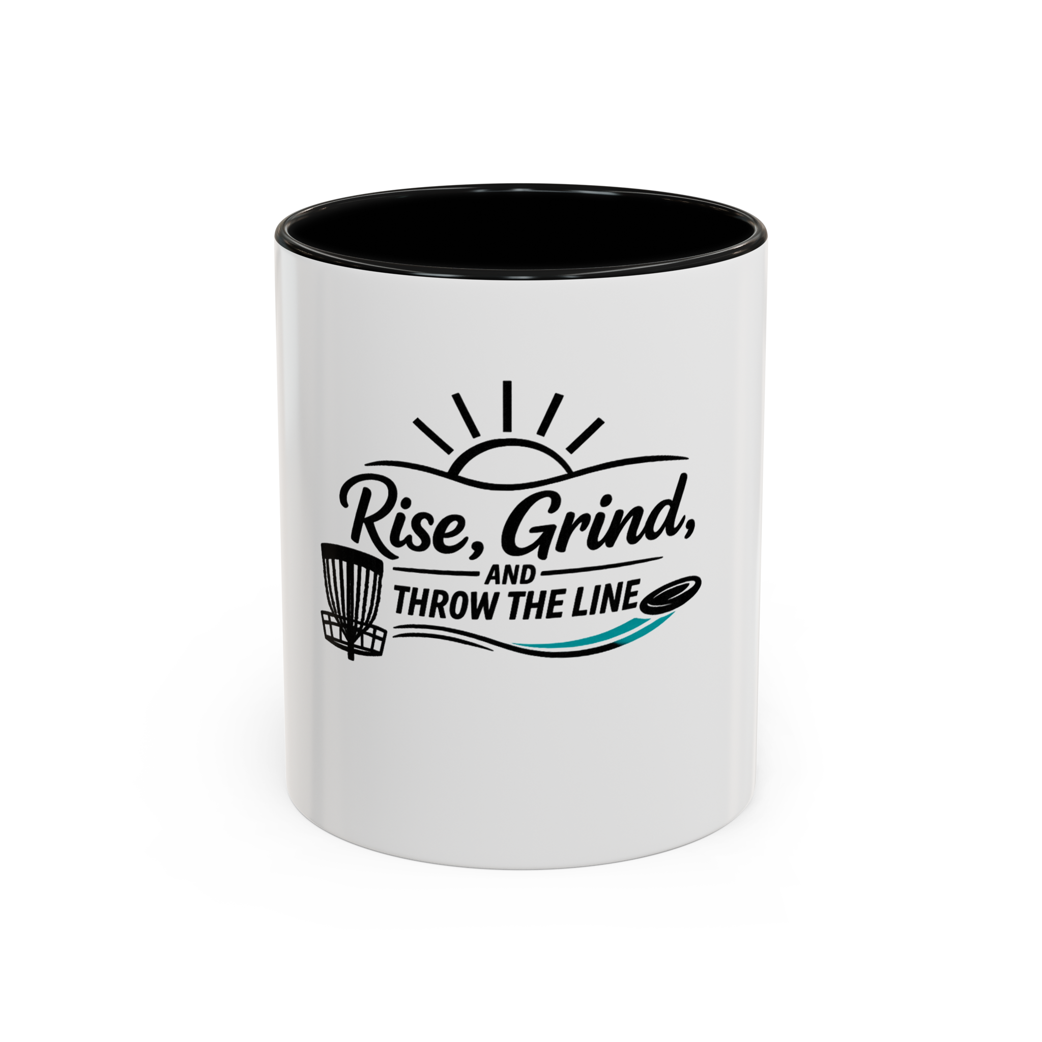 Rise, Grind, and Throw the Line - Coffee Mug