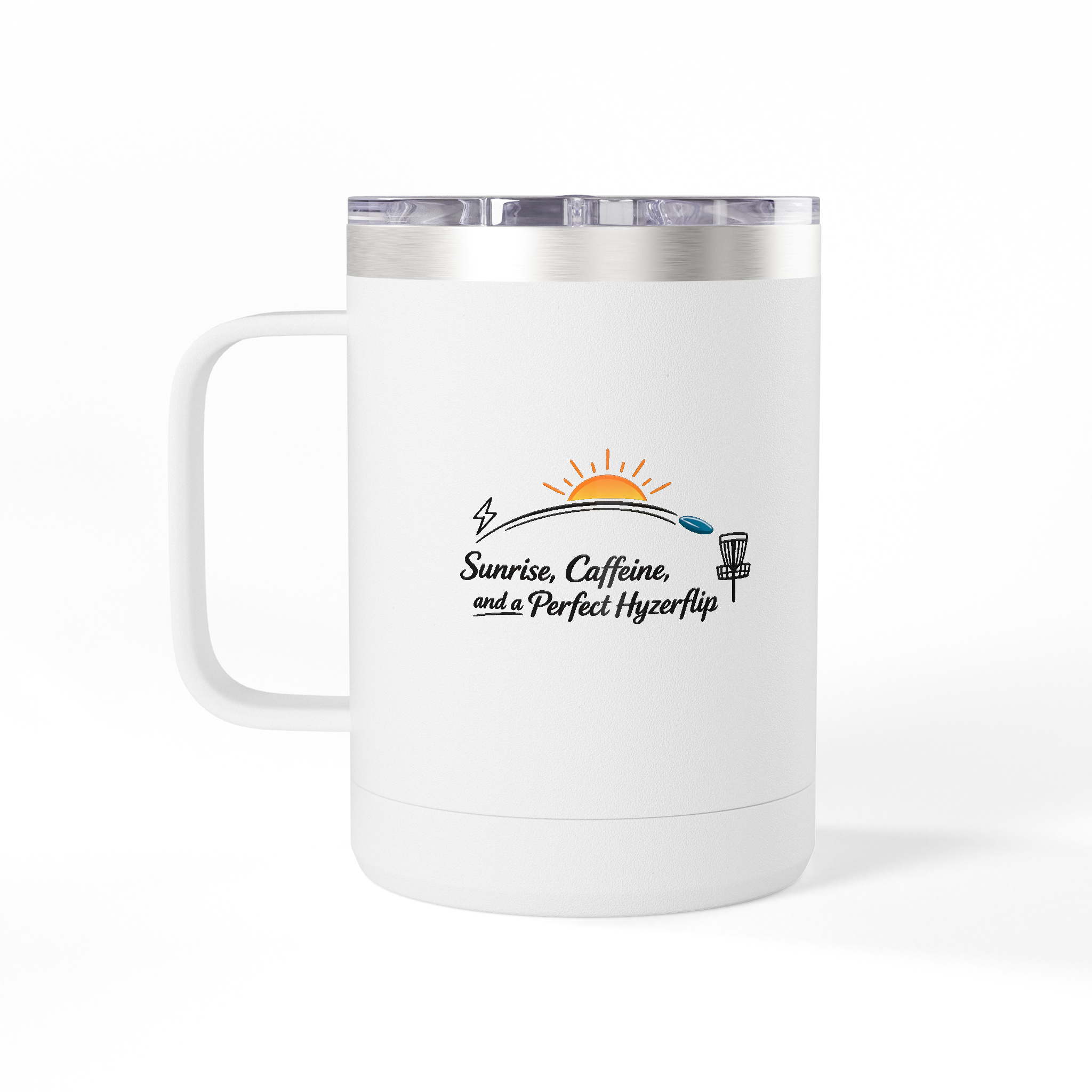 Sunrise, Caffeine, and a Hyzerflip - Tumbler Mug