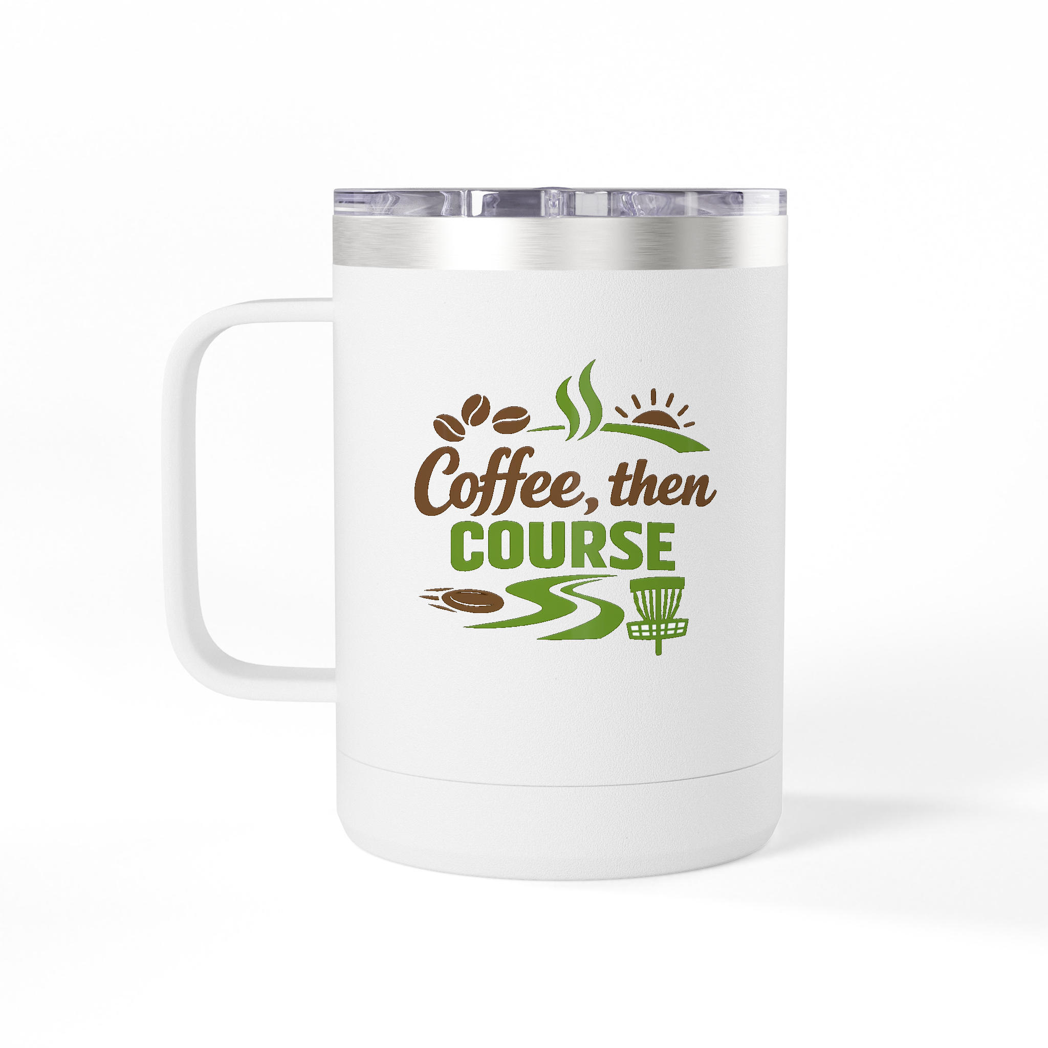 Coffee, then Course - Tumbler Mug
