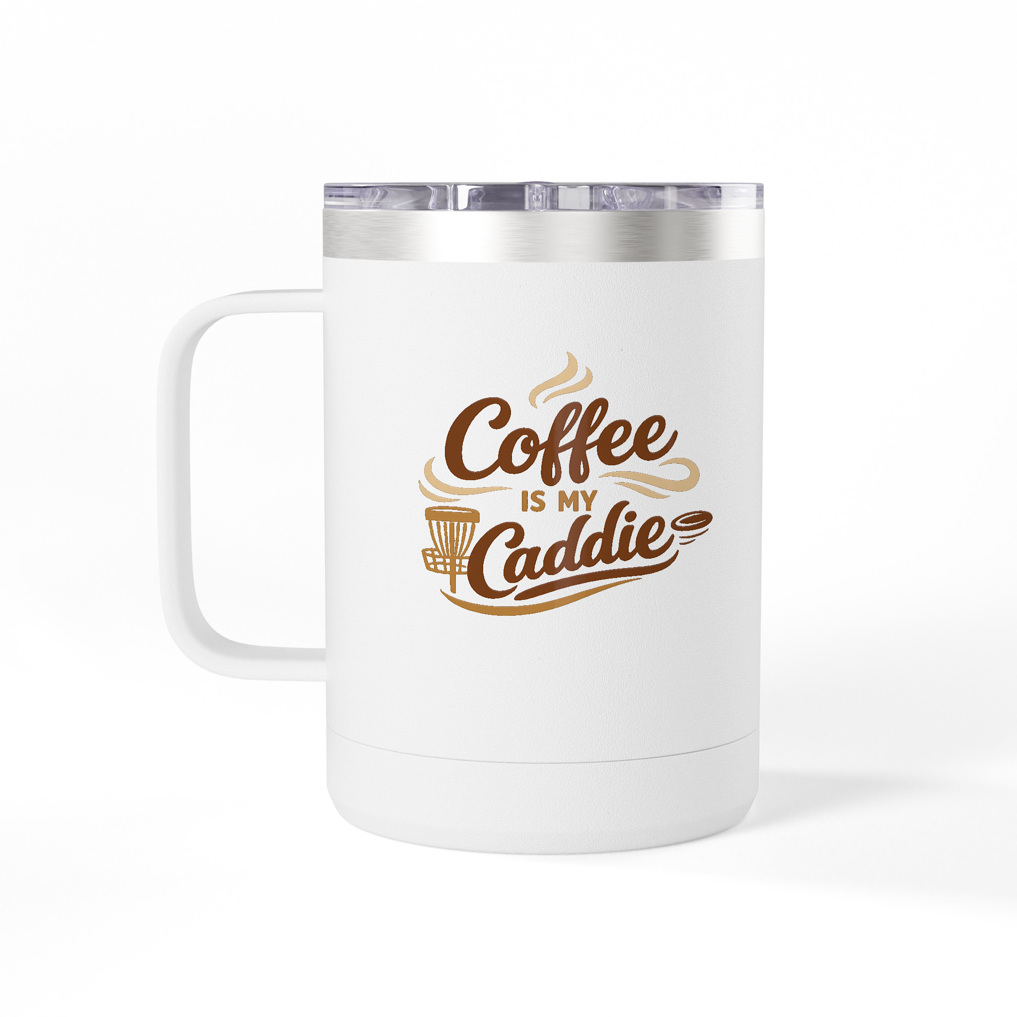 Coffee is my Caddie - Tumbler Mug