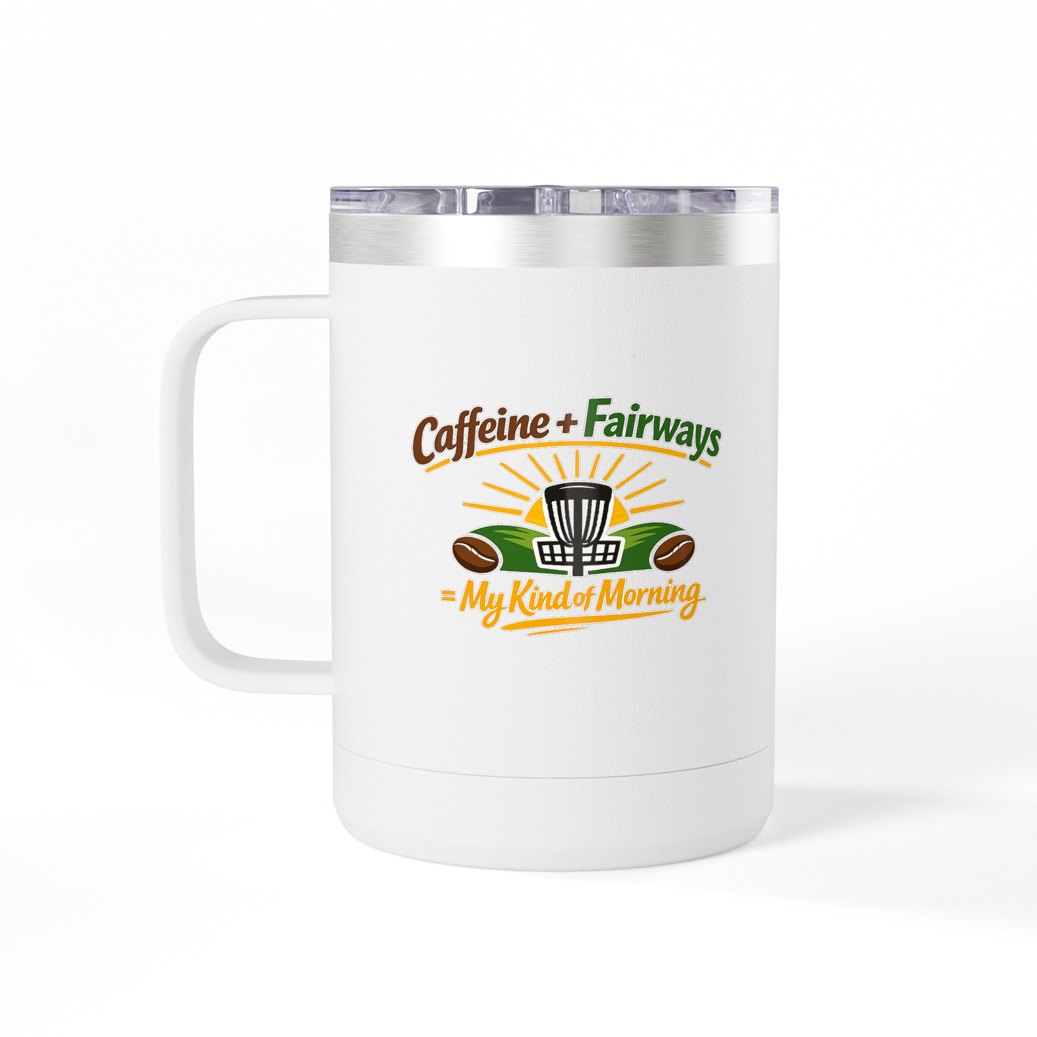 Caffeine + Fairways - Tumbler Mug