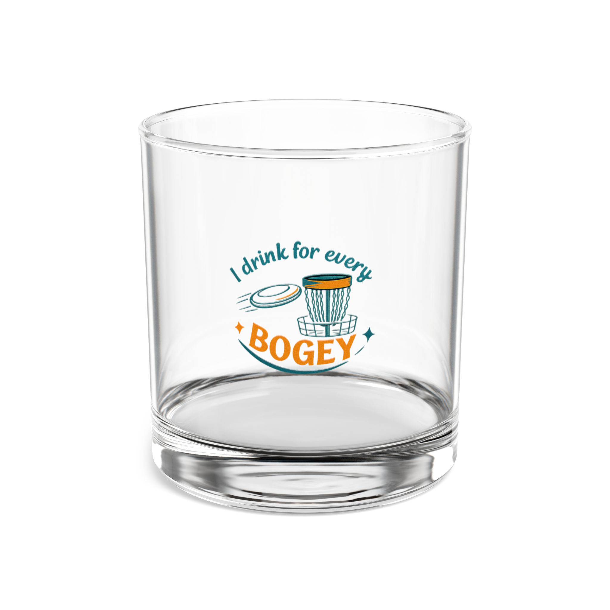I Drink for Every Bogey - Whiskey Glass