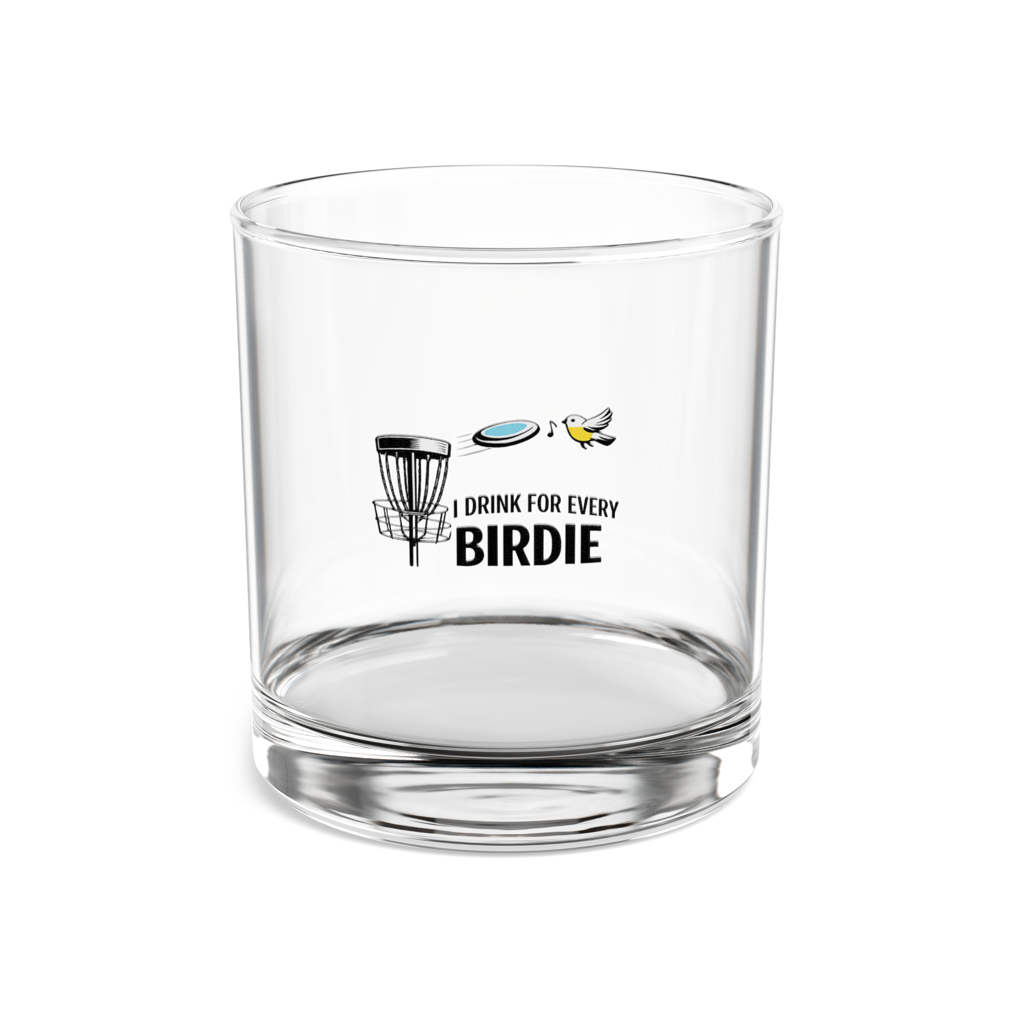 I Drink for Every Birdie - Whiskey Glass