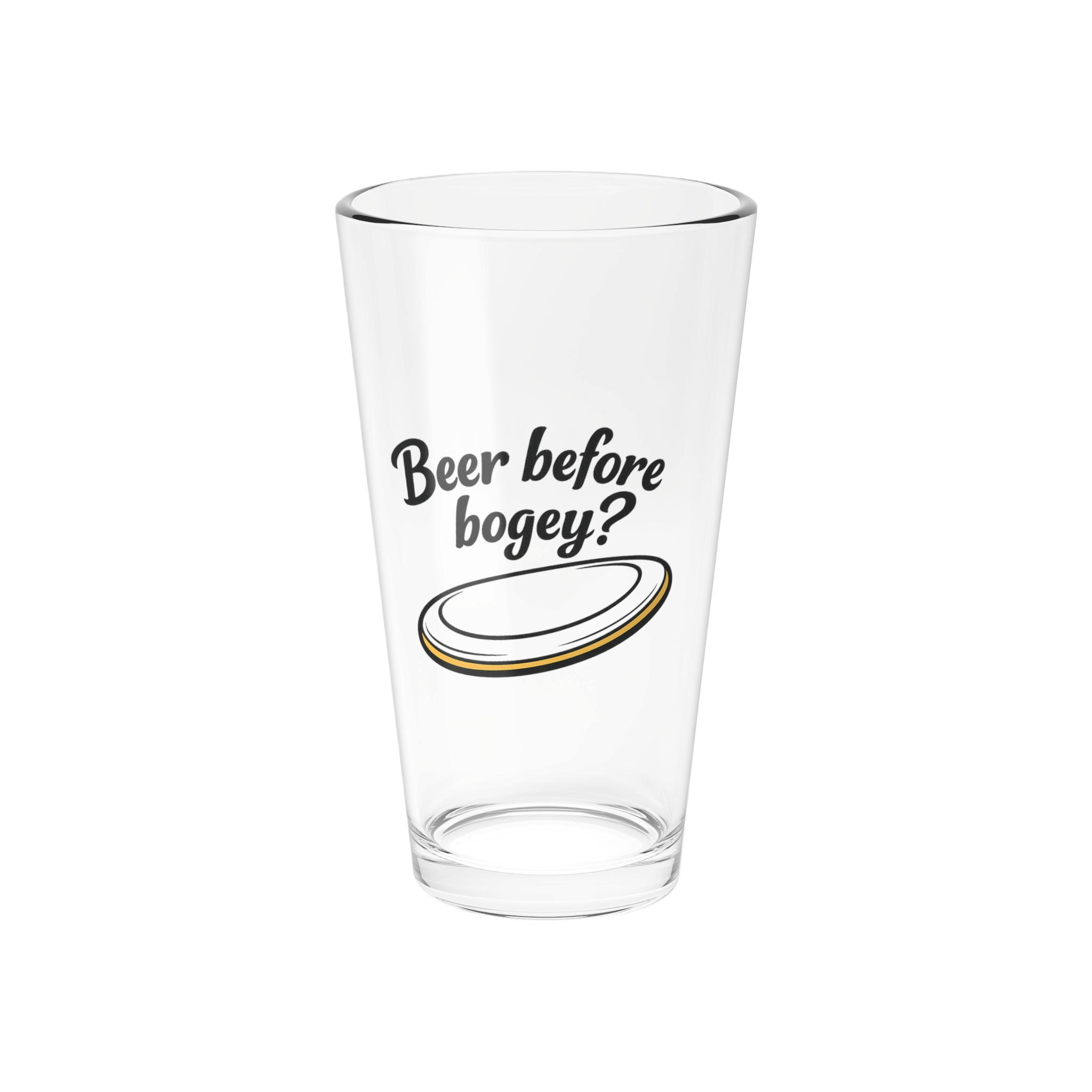 Beer Before Bogey - Beer Glass