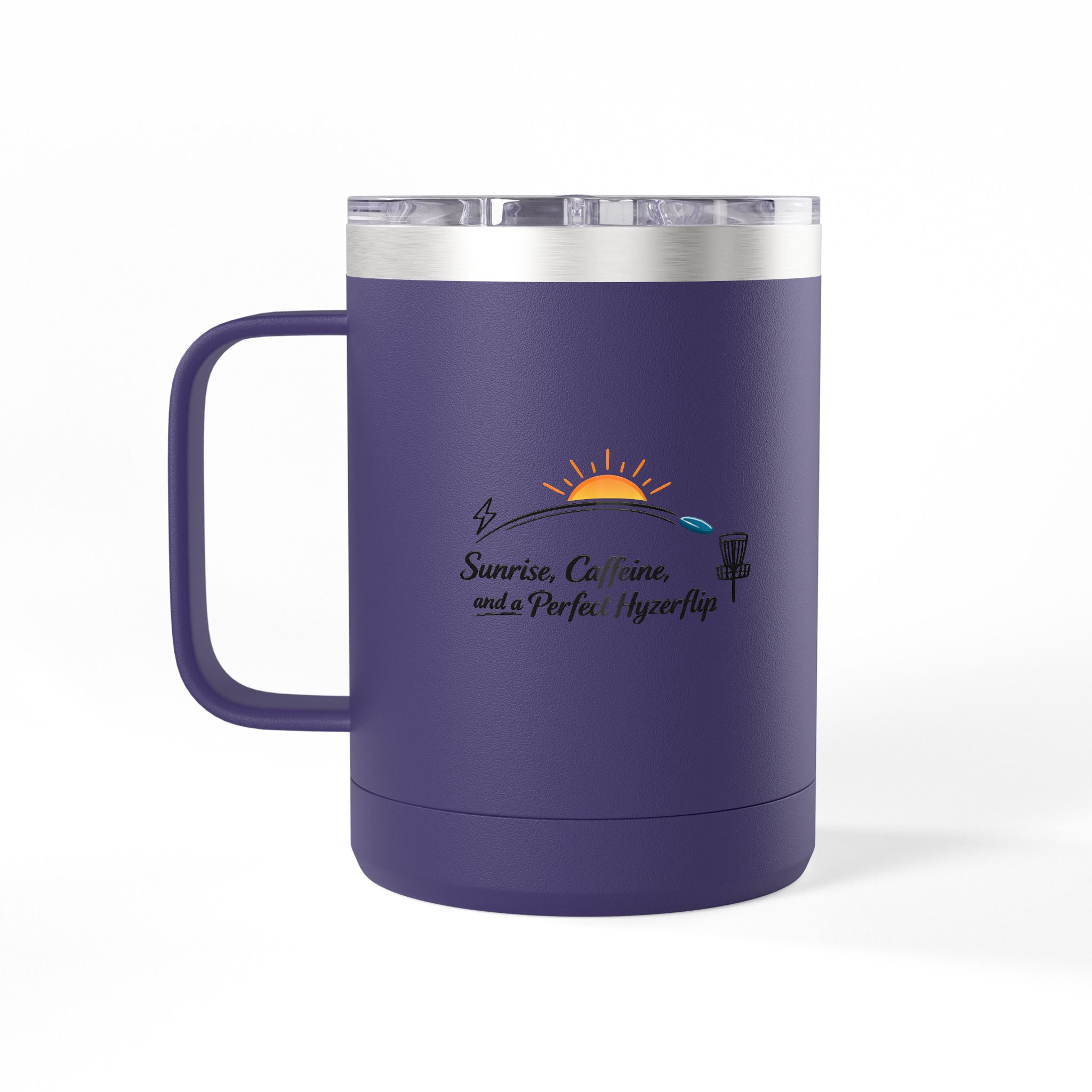 Sunrise, Caffeine, and a Hyzerflip - Tumbler Mug - Image 12