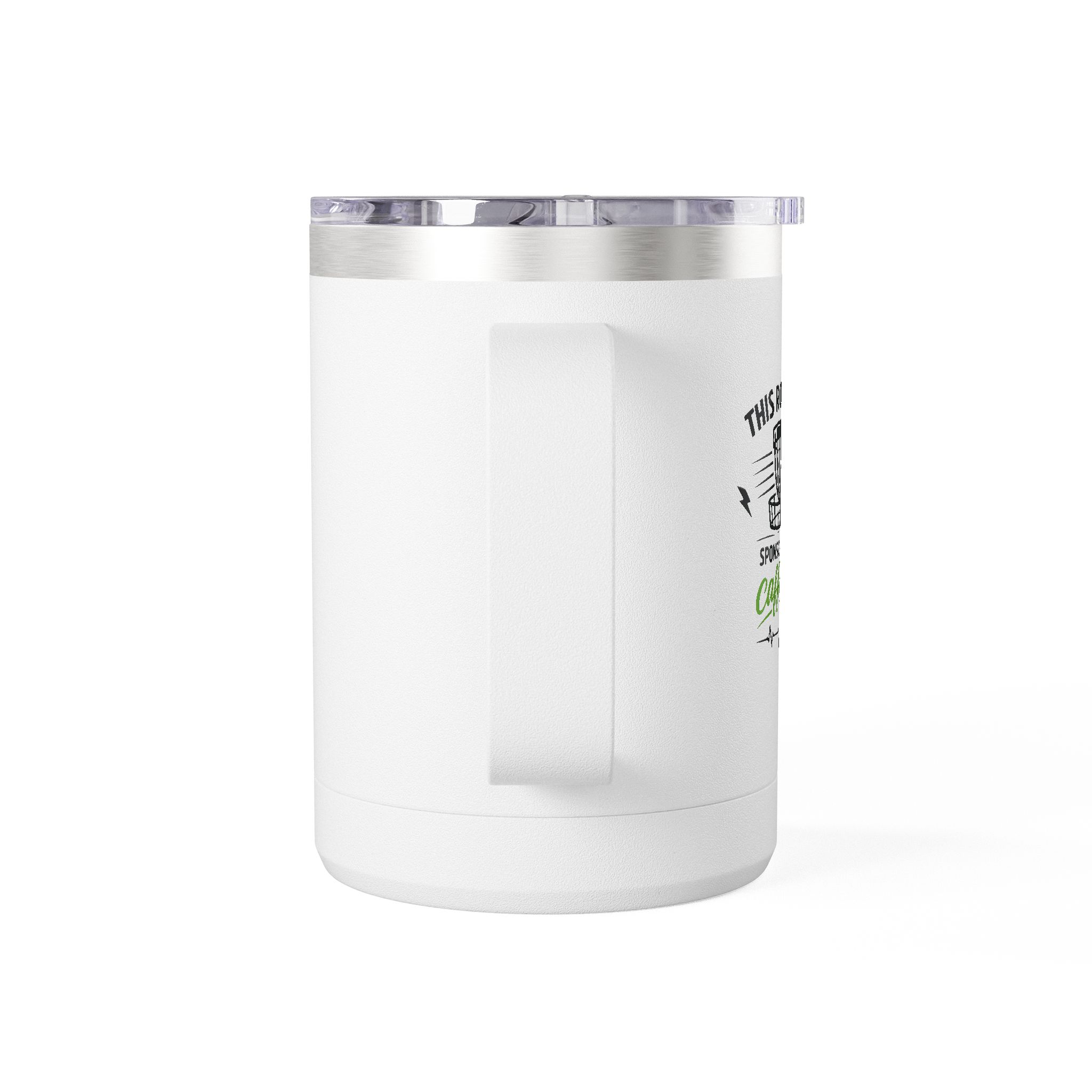 This Round is Sponsored by Caffeine - Tumbler Mug - Image 2