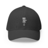 Custom embroidered red disc golf hat by Disc Golf Armor
