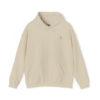 Embroidered disc golf backhand hoodie with personalized name and PDGA number option