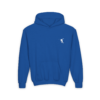 royal embroidered disc golf backhand youth hoodie