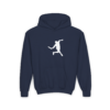 disc golf forehand youth hoodie