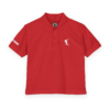 red disc golf armor backhand youth polo