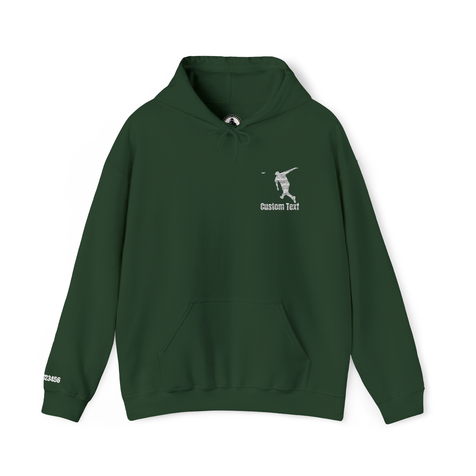 Embroidered Disc Golf Backhand - Hoodie - Image 33