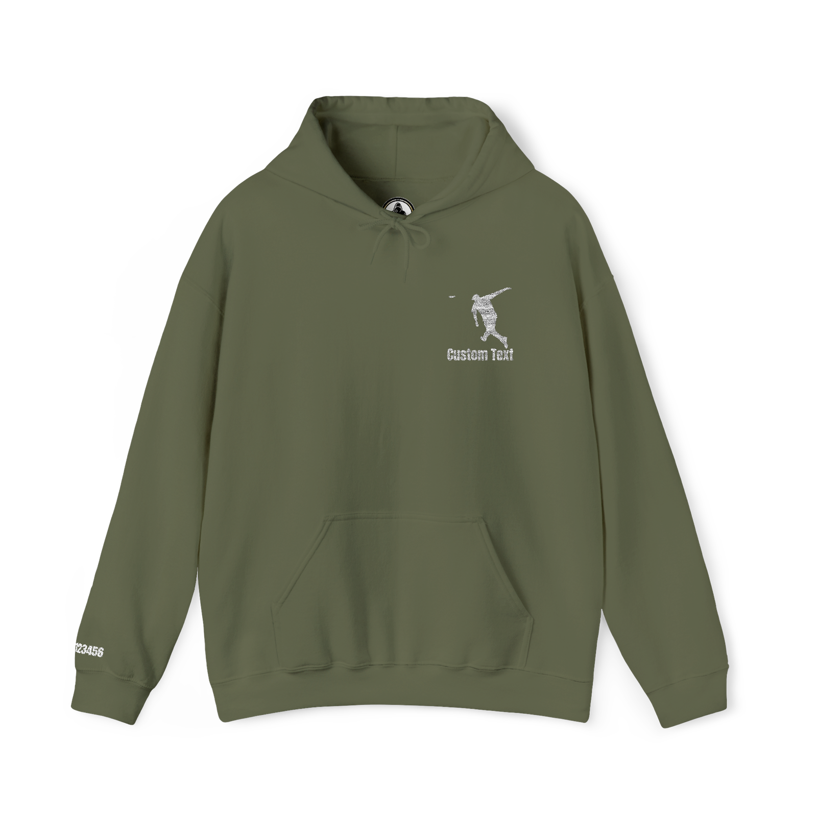 Embroidered Disc Golf Backhand - Hoodie - Image 29