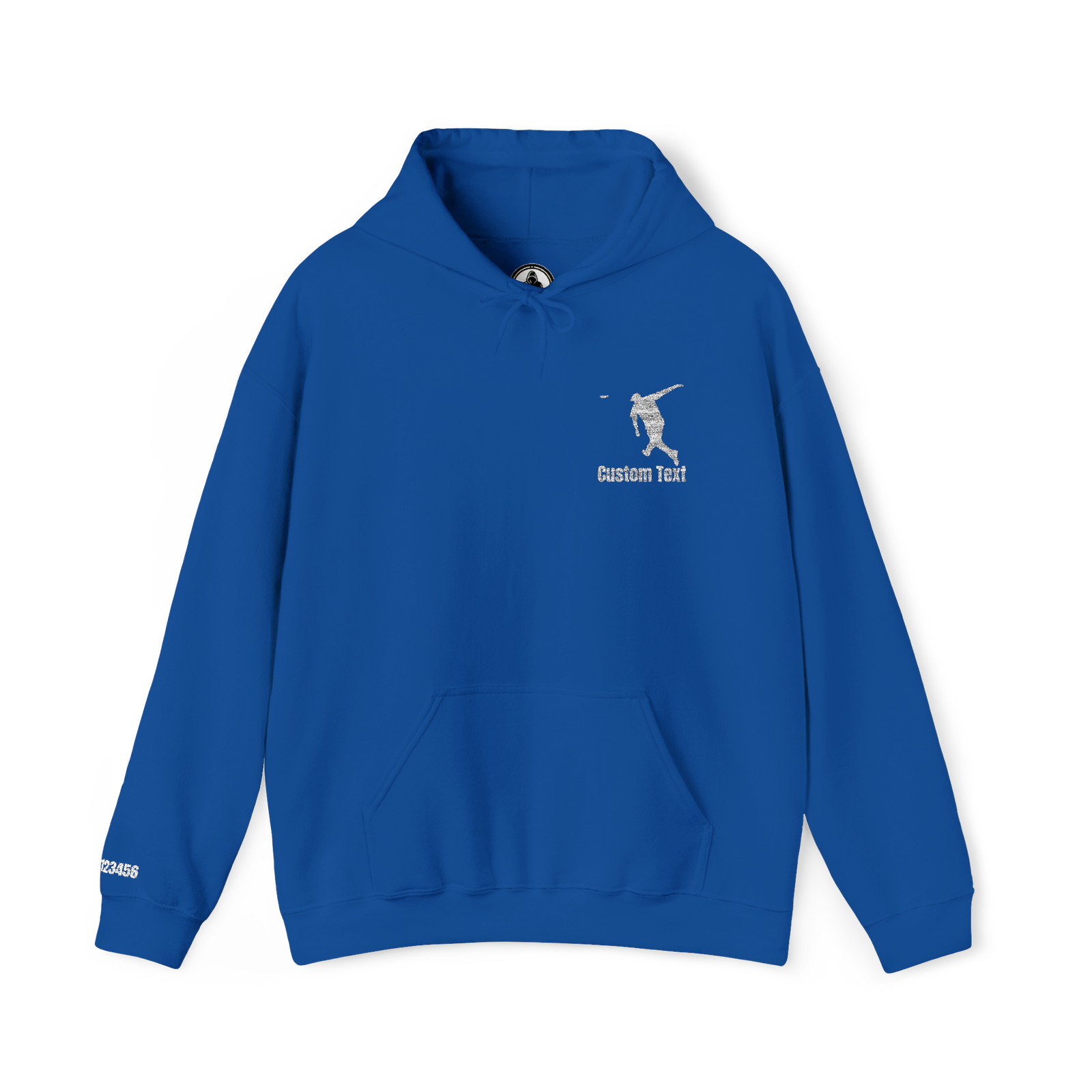 Embroidered Disc Golf Backhand - Hoodie - Image 44