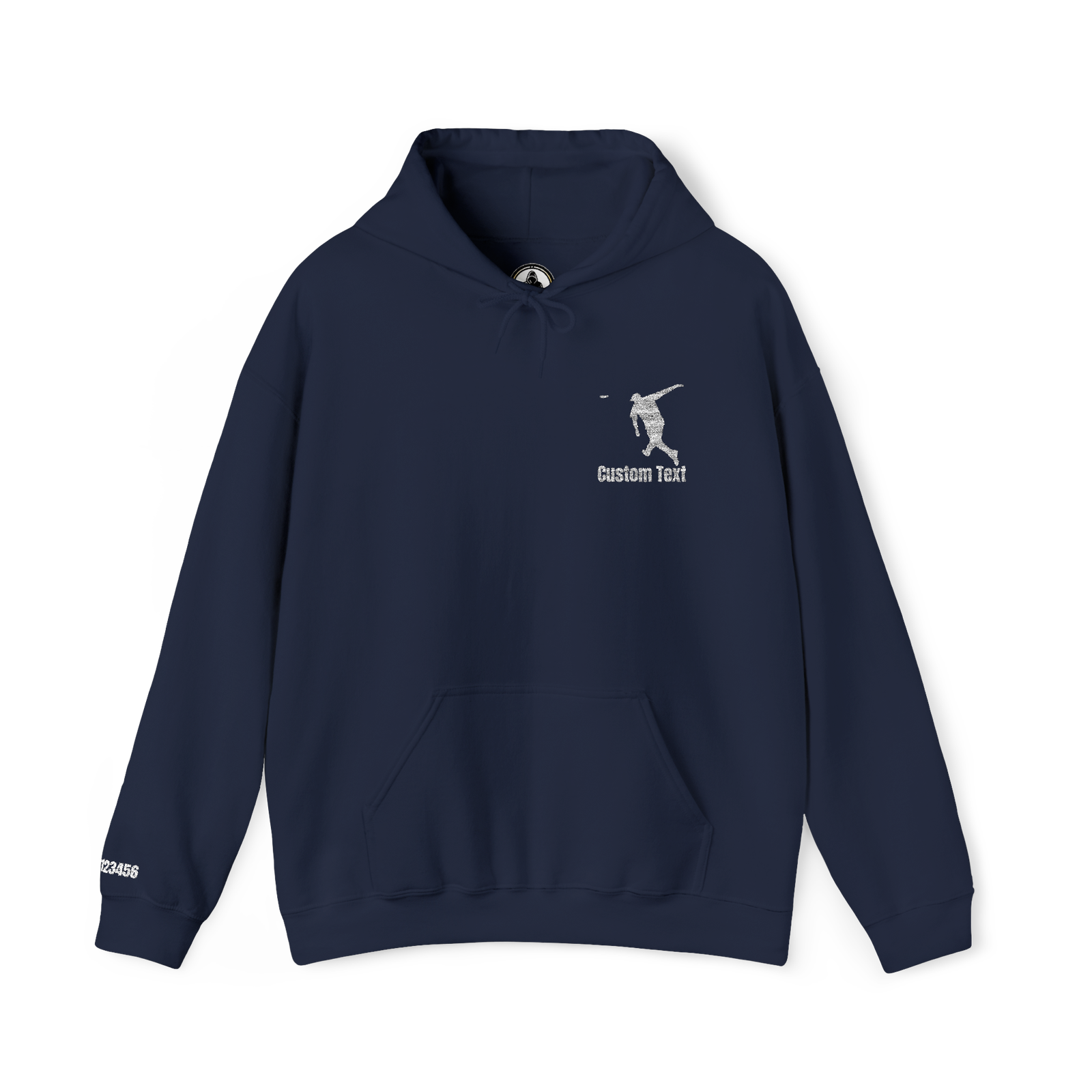 Embroidered Disc Golf Backhand - Hoodie - Image 48