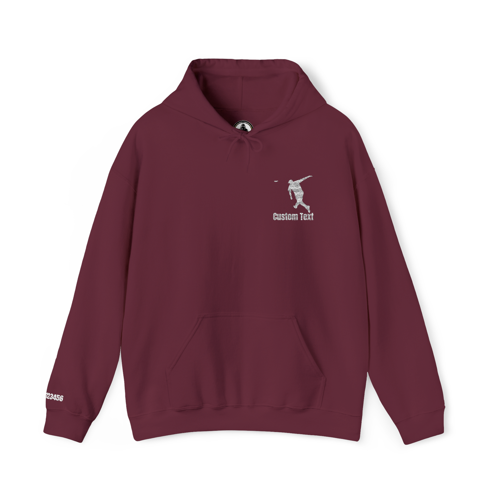 Embroidered Disc Golf Backhand - Hoodie - Image 15