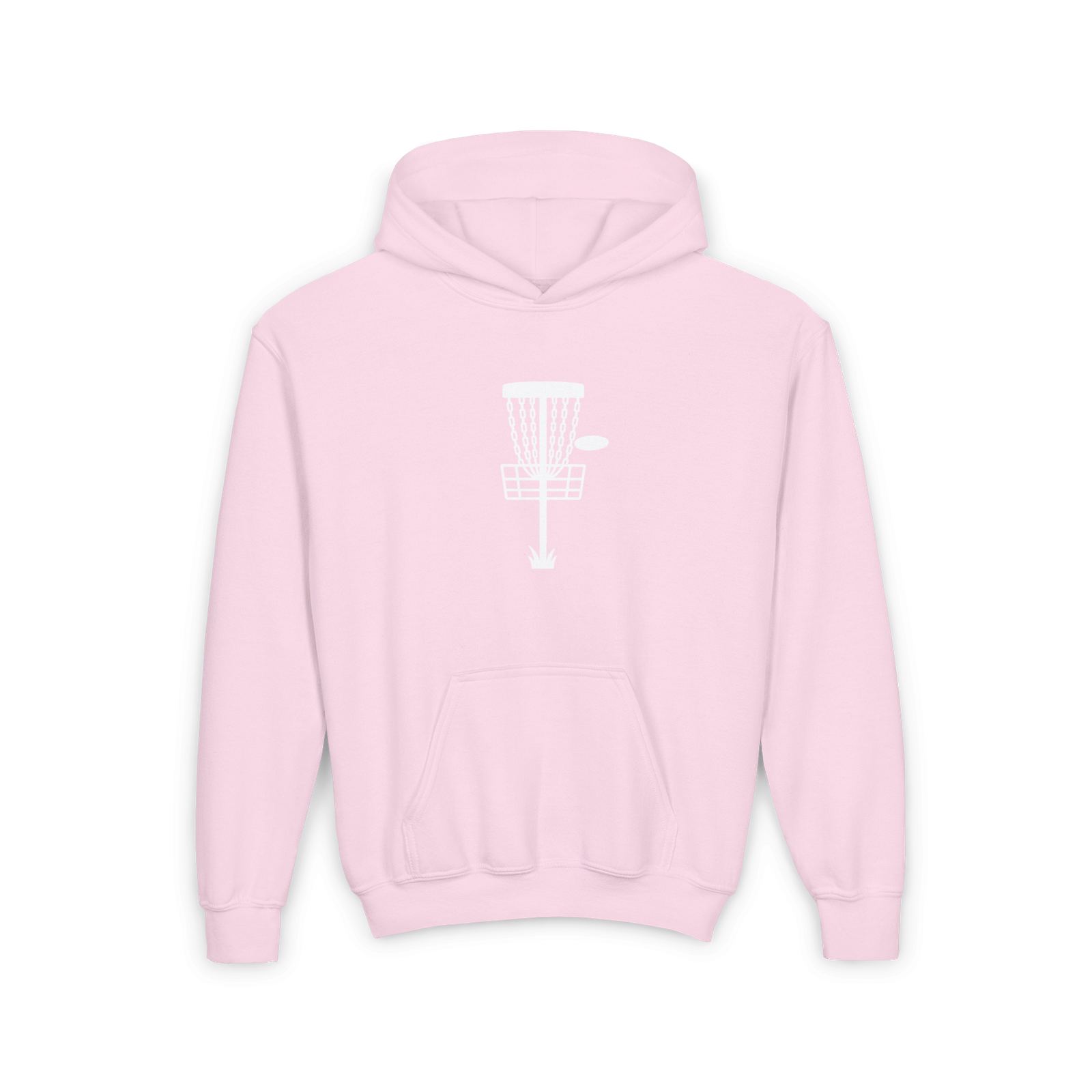 Disc Golf Basket - Youth Hoodie - Image 38