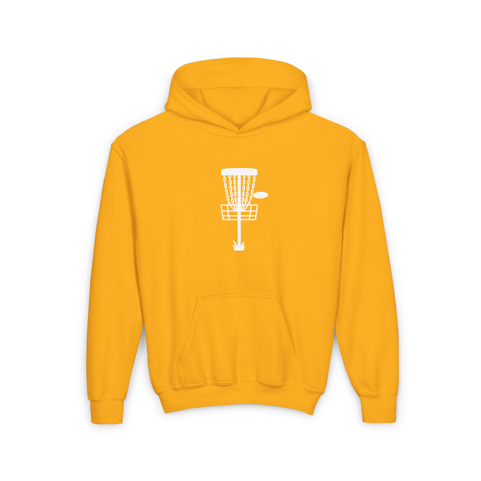 Disc Golf Basket - Youth Hoodie
