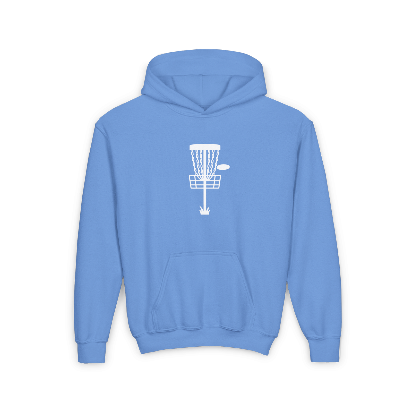 Disc Golf Basket - Youth Hoodie - Image 27