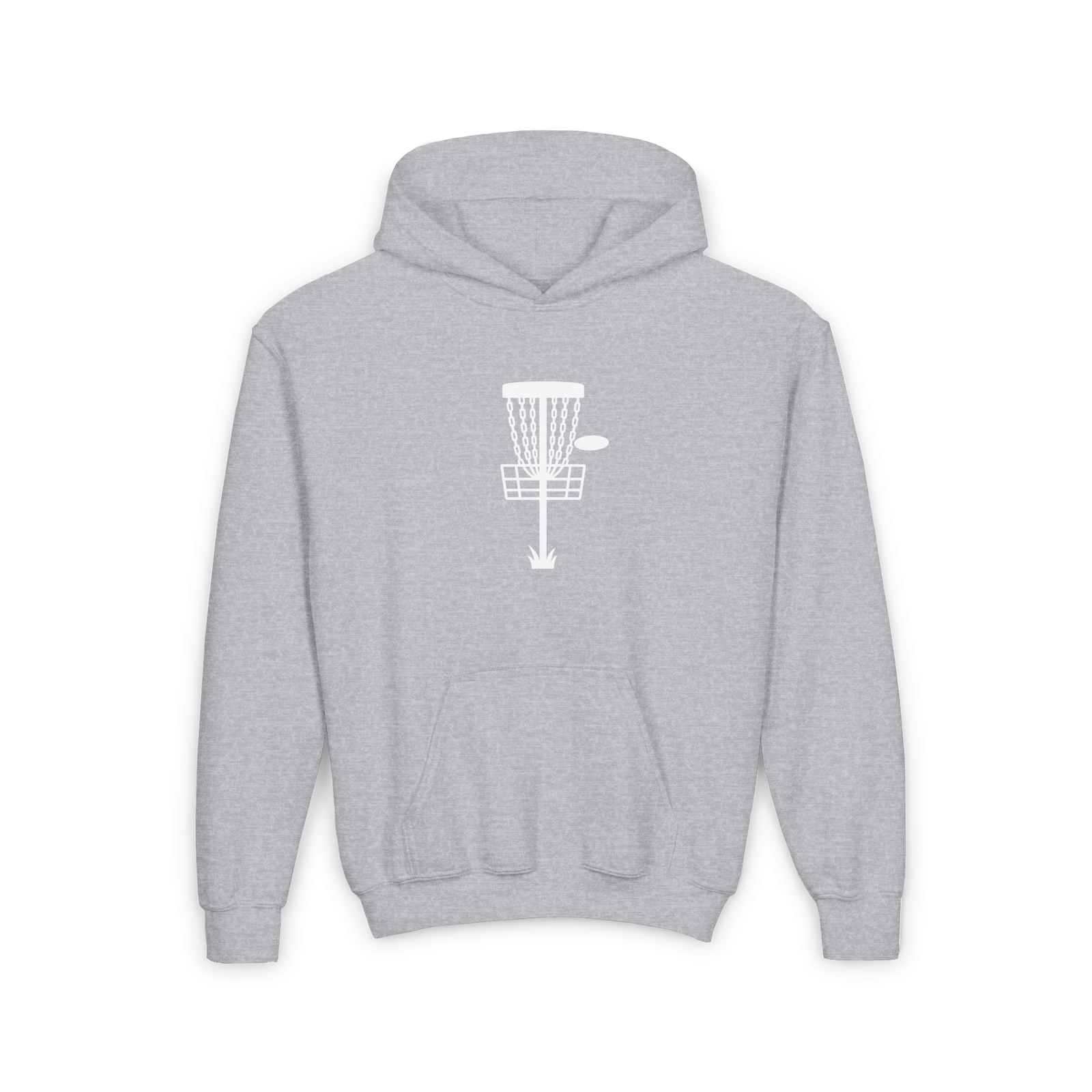 Disc Golf Basket - Youth Hoodie - Image 9
