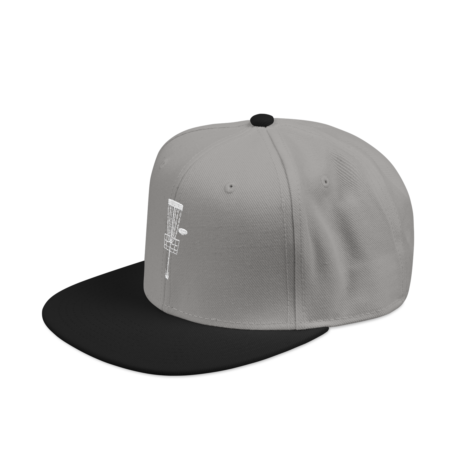 Embroidered Disc Golf Basket - Snapback Hat - Image 64