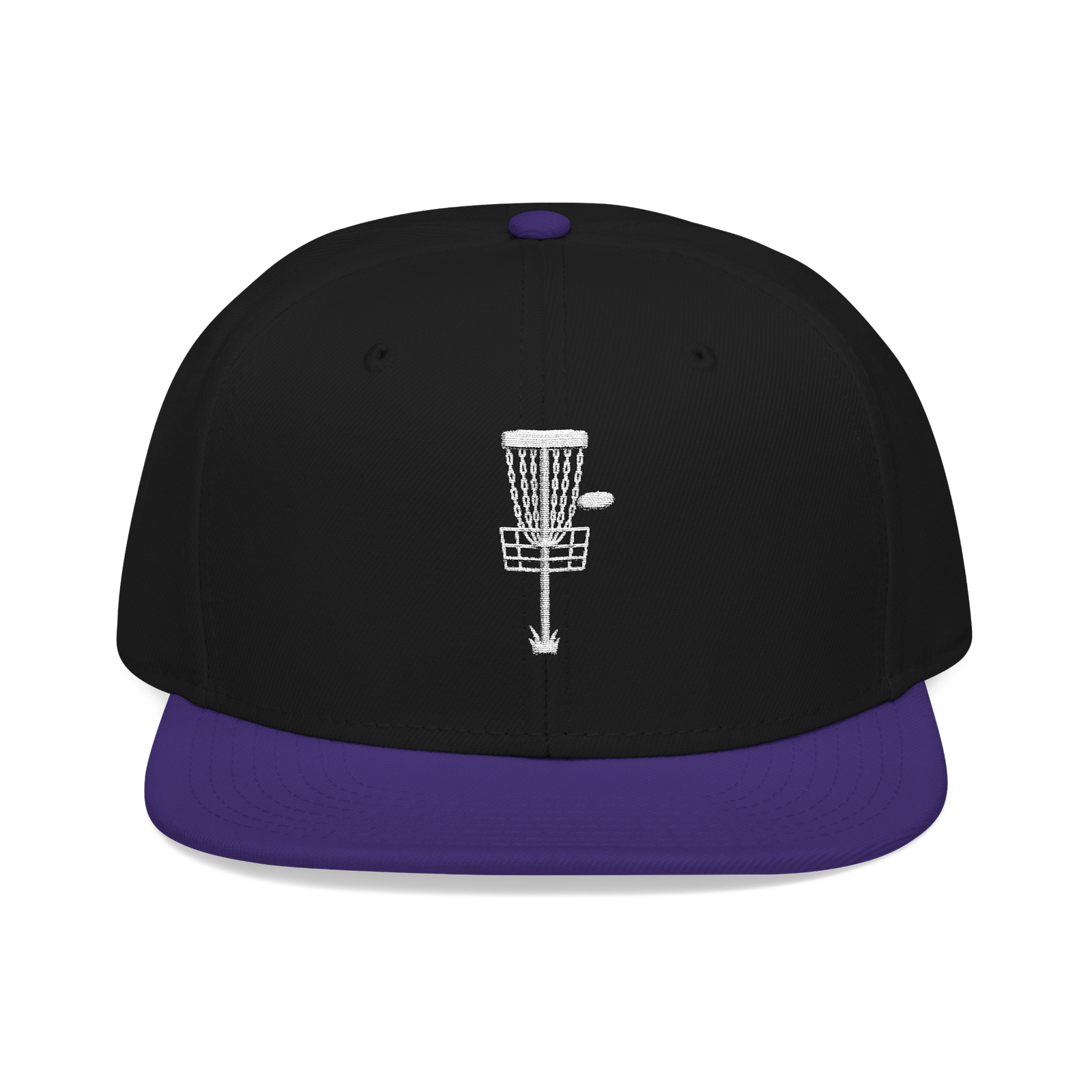 Embroidered Disc Golf Basket - Snapback Hat - Image 51