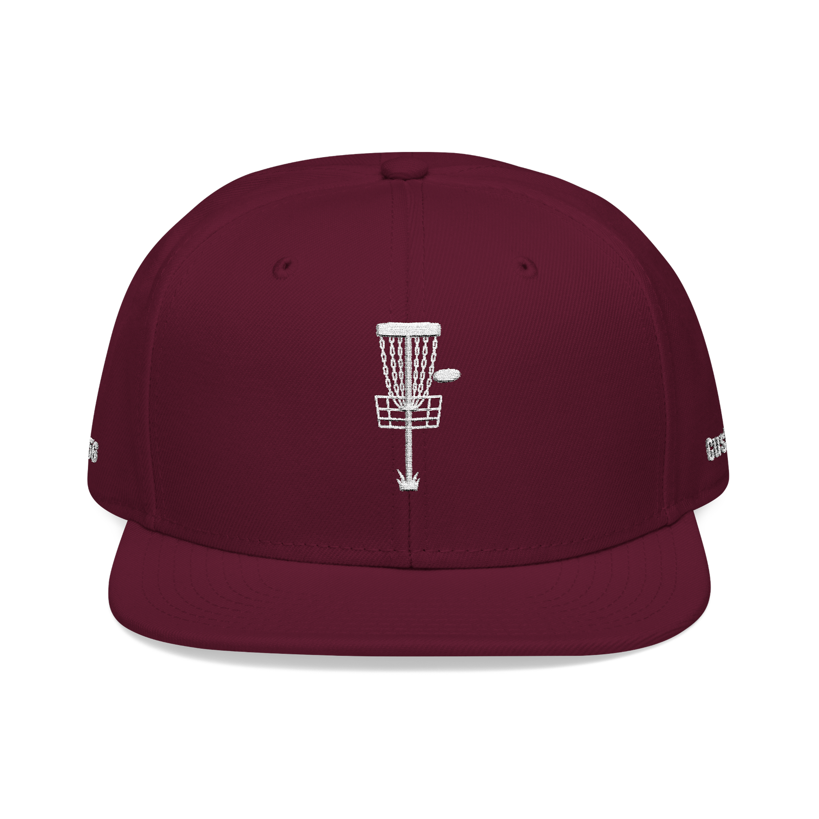 Embroidered Disc Golf Basket - Snapback Hat - Image 113