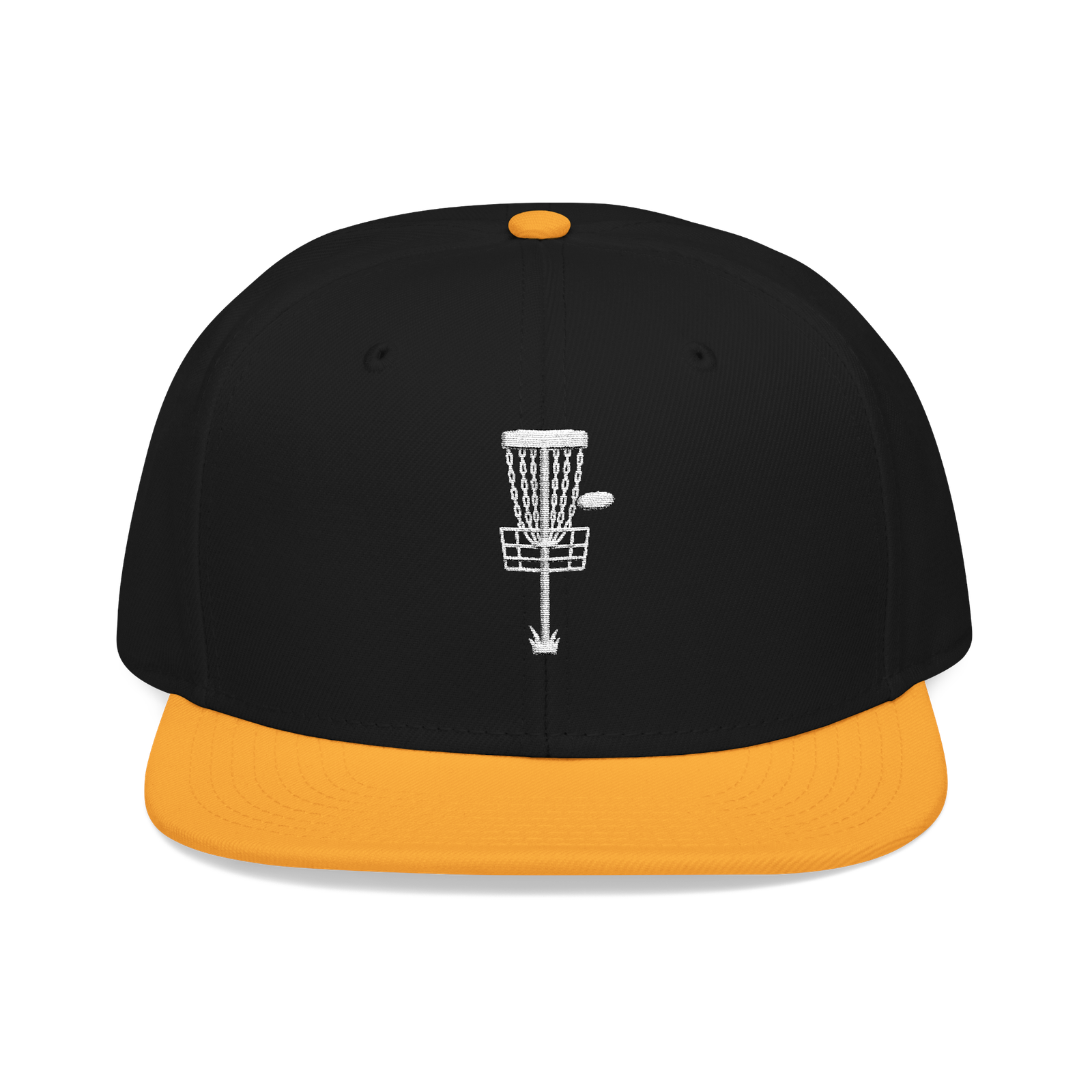 Embroidered Disc Golf Basket - Snapback Hat