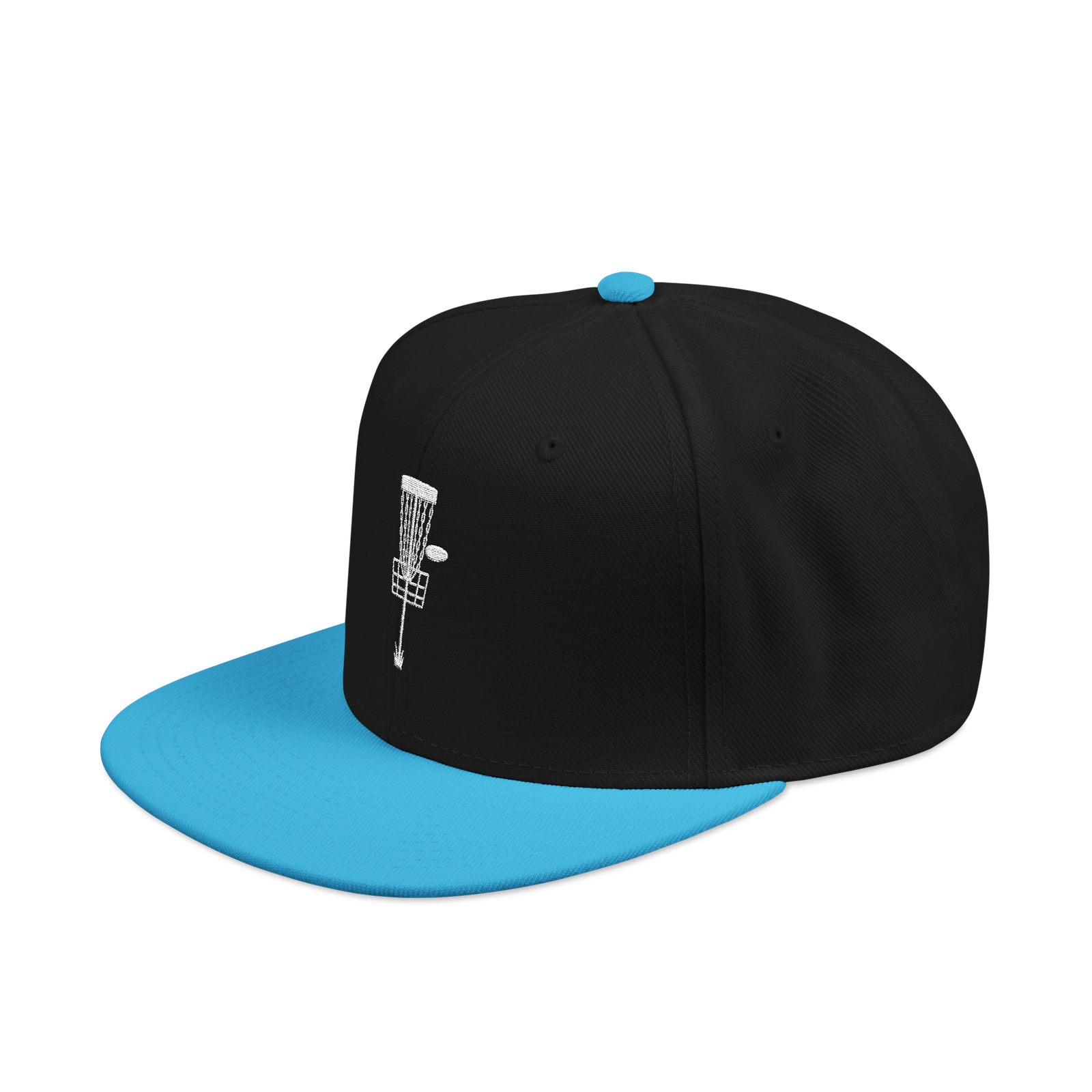 Embroidered Disc Golf Basket - Snapback Hat - Image 25