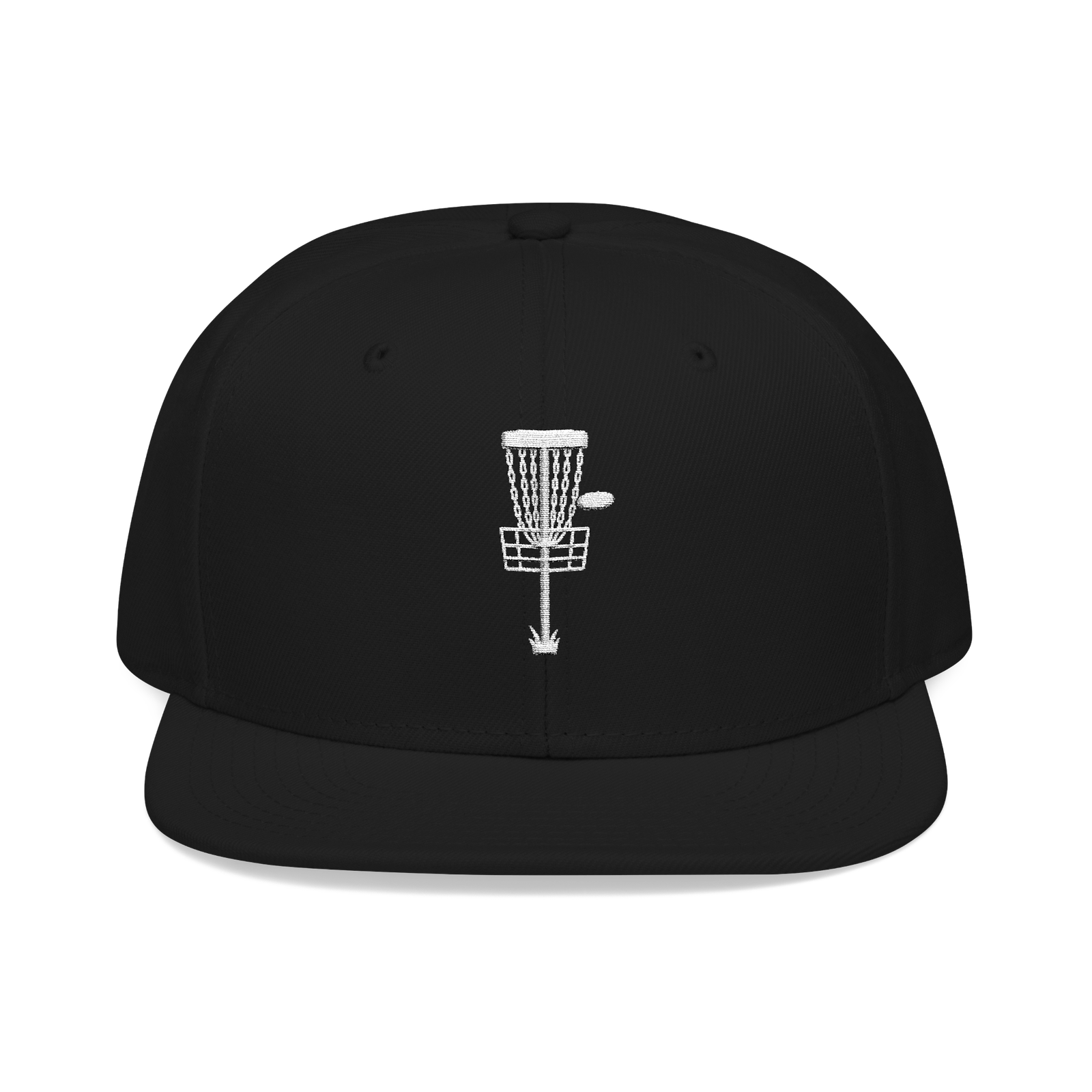 Embroidered Disc Golf Basket - Snapback Hat - Image 29