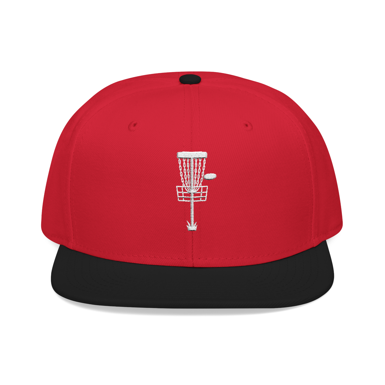 Embroidered Disc Golf Basket - Snapback Hat - Image 38