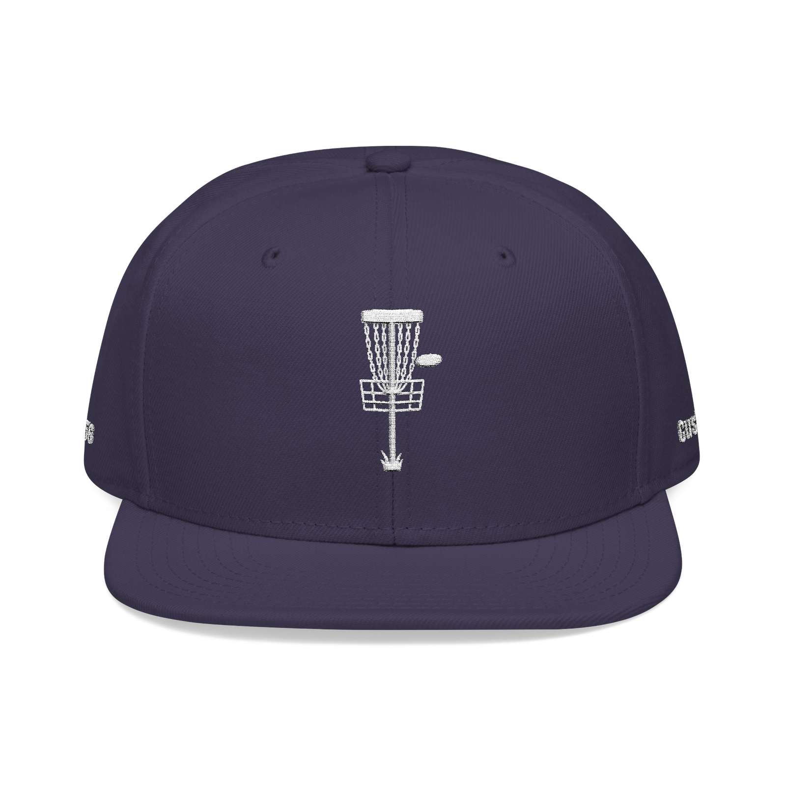 Embroidered Disc Golf Basket - Snapback Hat - Image 101