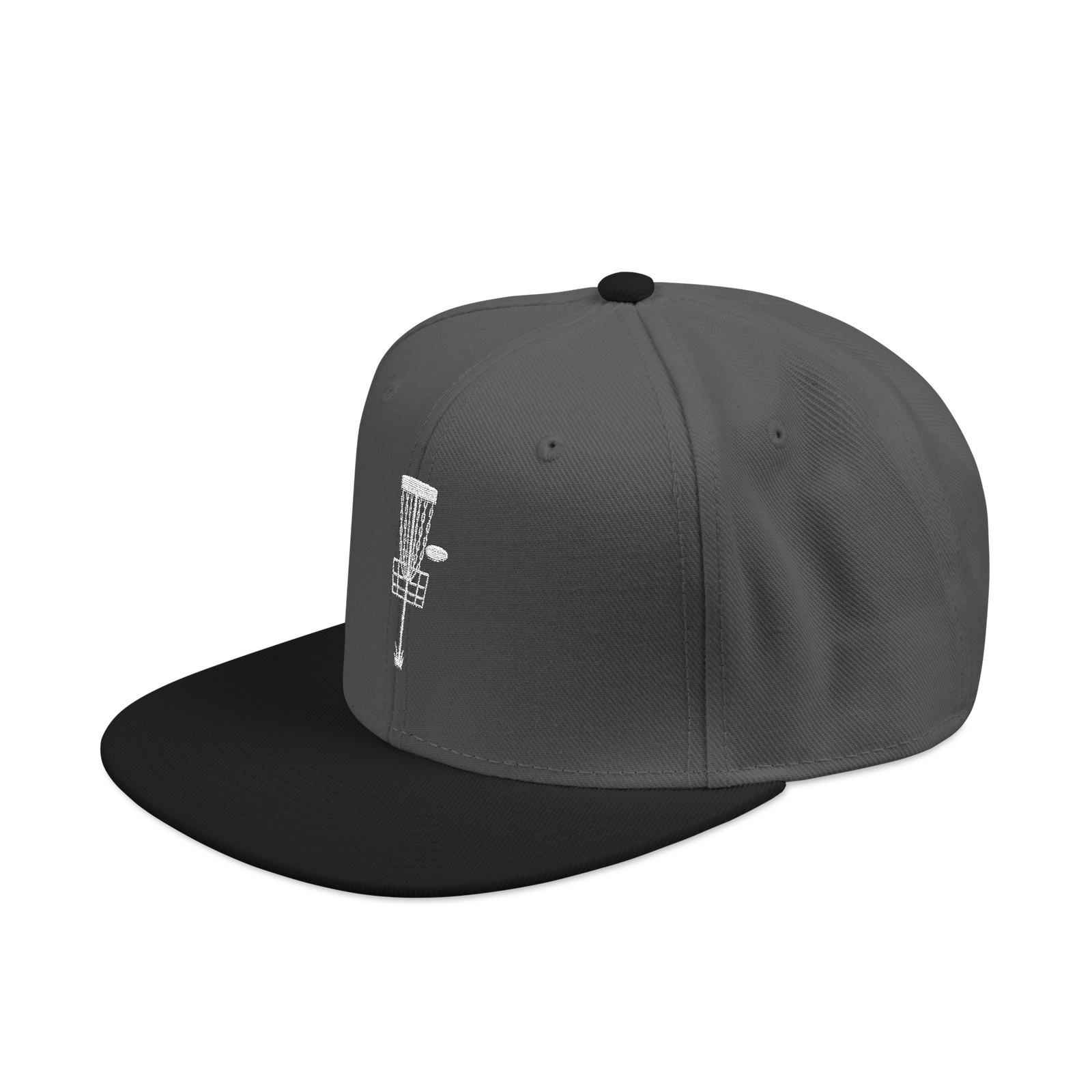 Embroidered Disc Golf Basket - Snapback Hat - Image 11