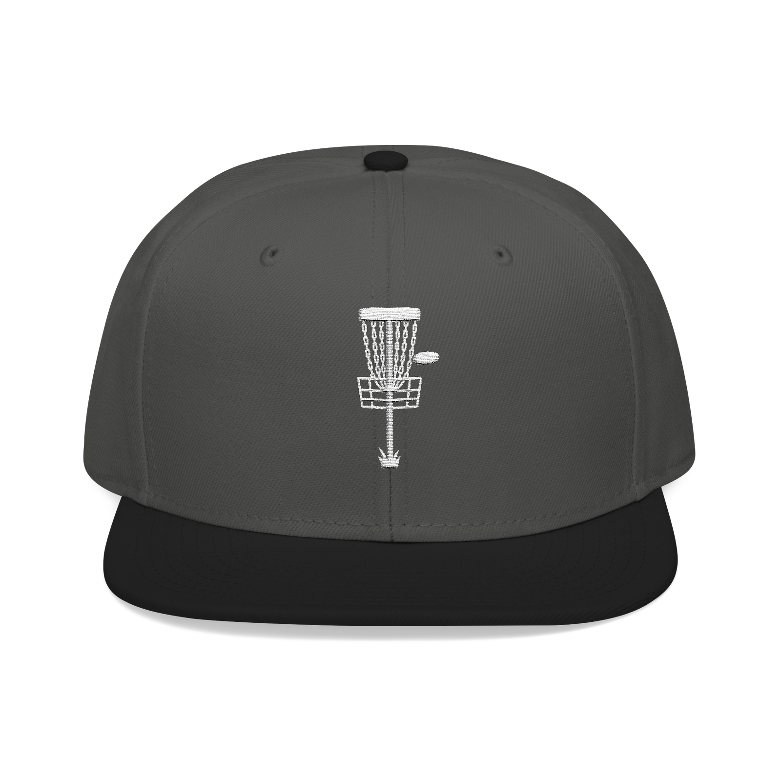 Embroidered Disc Golf Basket - Snapback Hat - Image 9