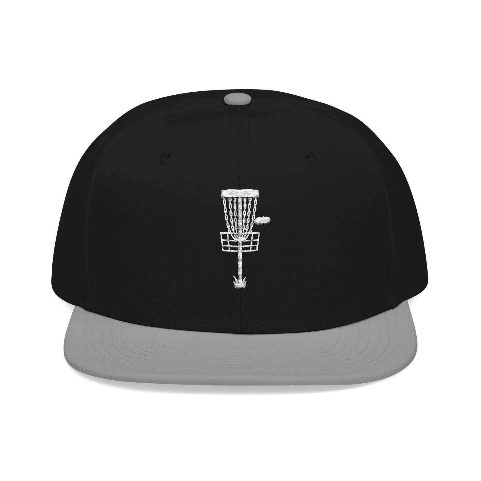 Embroidered Disc Golf Basket - Snapback Hat - Image 74