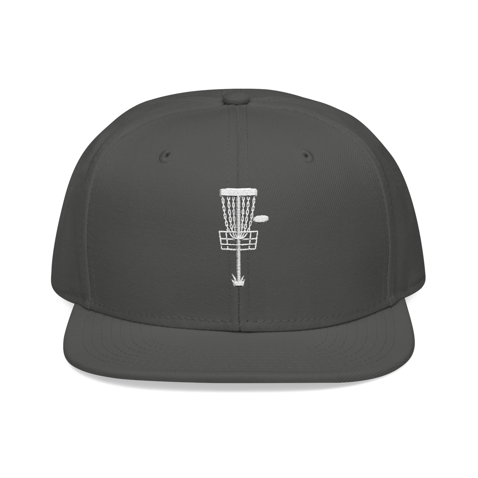 Embroidered Disc Golf Basket - Snapback Hat - Image 17