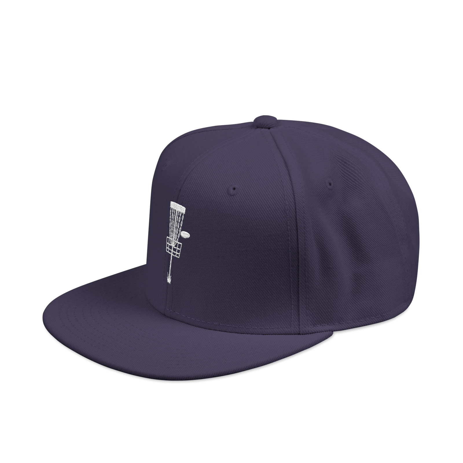 Embroidered Disc Golf Basket - Snapback Hat - Image 103
