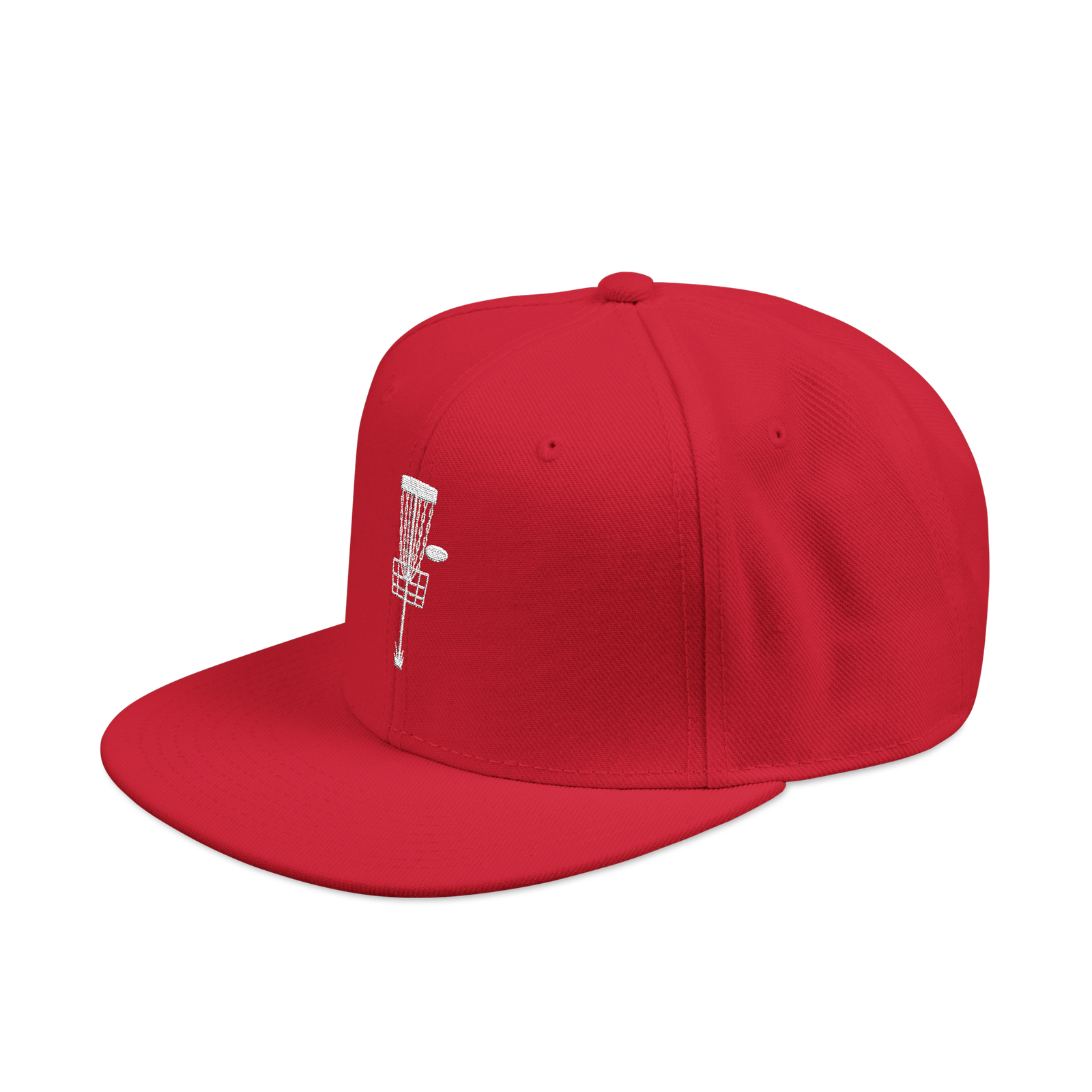 Embroidered Disc Golf Basket - Snapback Hat - Image 110