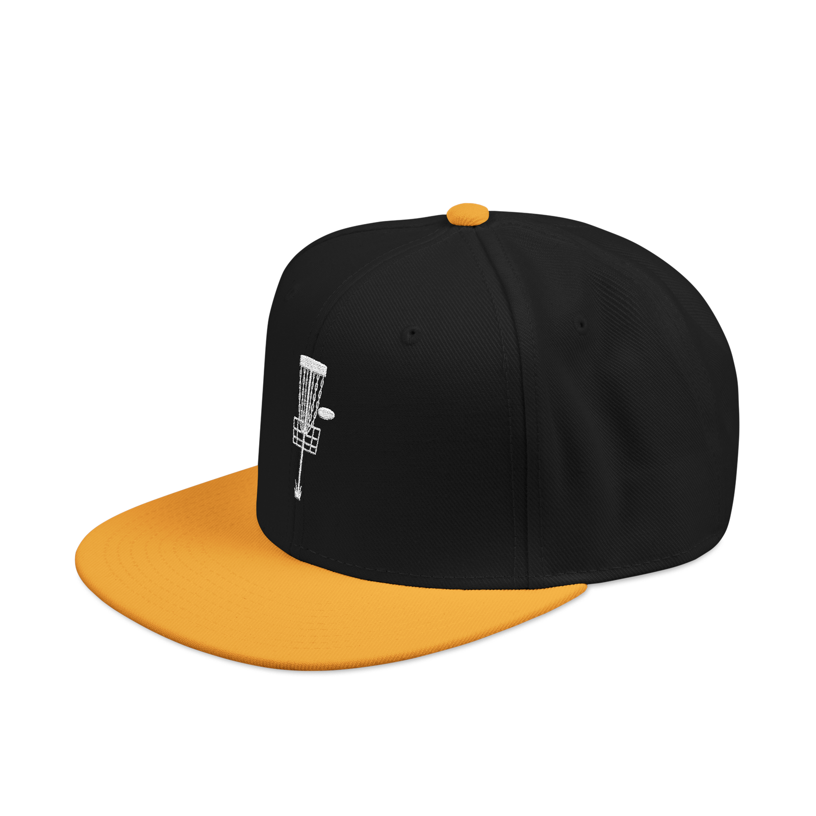Embroidered Disc Golf Basket - Snapback Hat - Image 5