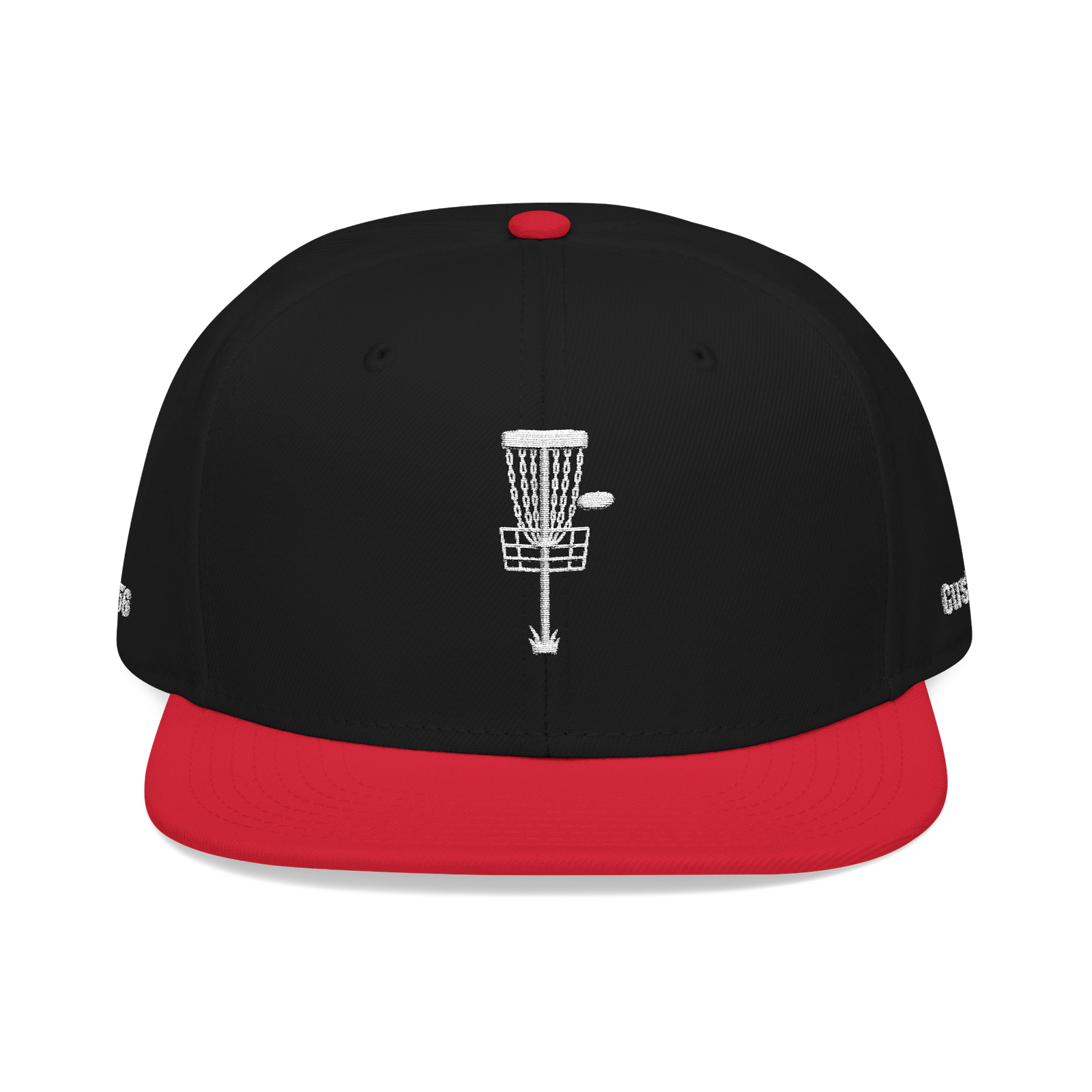 Embroidered Disc Golf Basket - Snapback Hat - Image 60