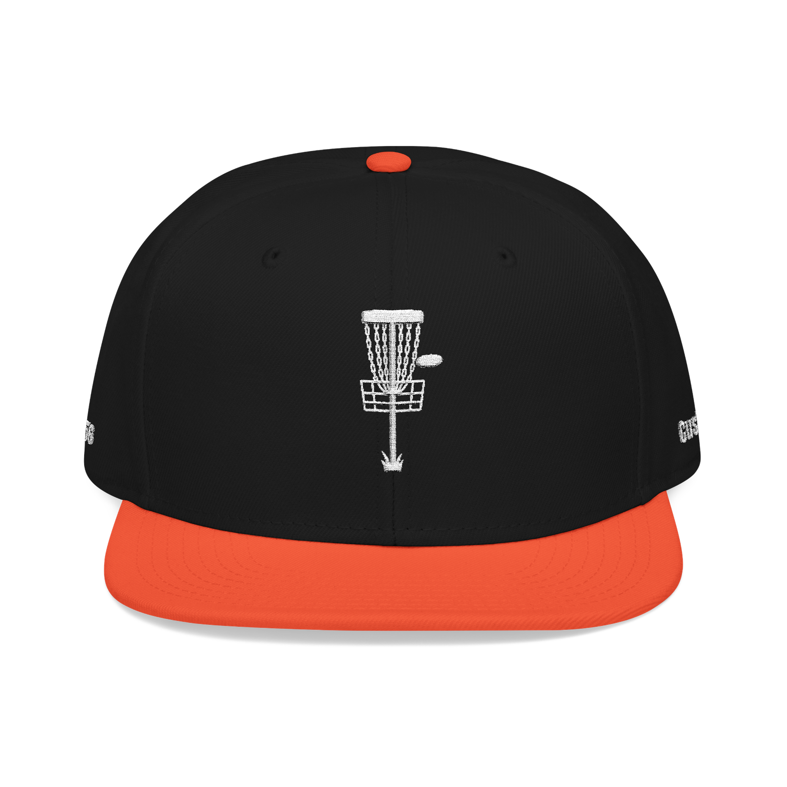 Embroidered Disc Golf Basket - Snapback Hat - Image 46