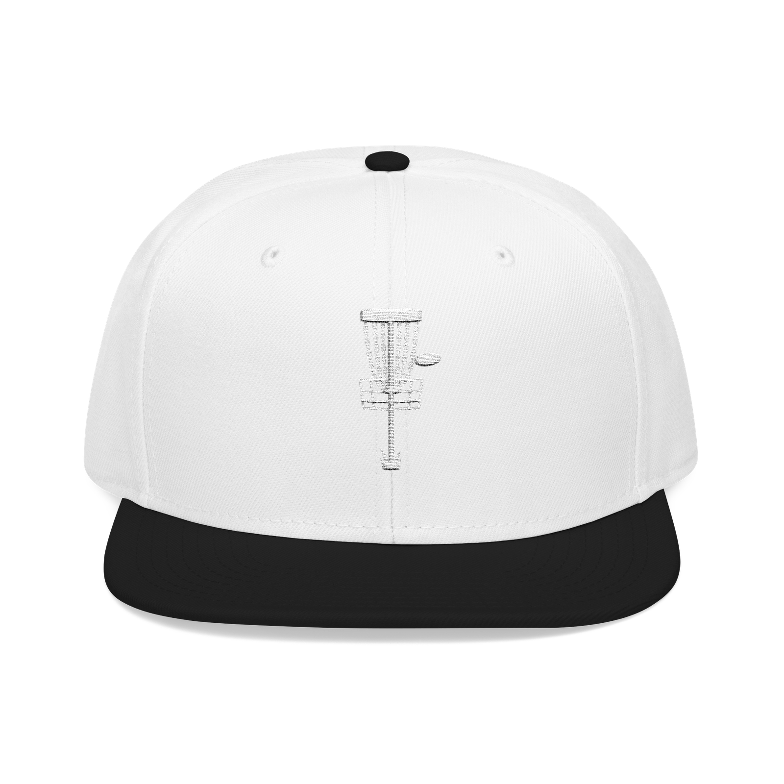 Embroidered Disc Golf Basket - Snapback Hat - Image 88