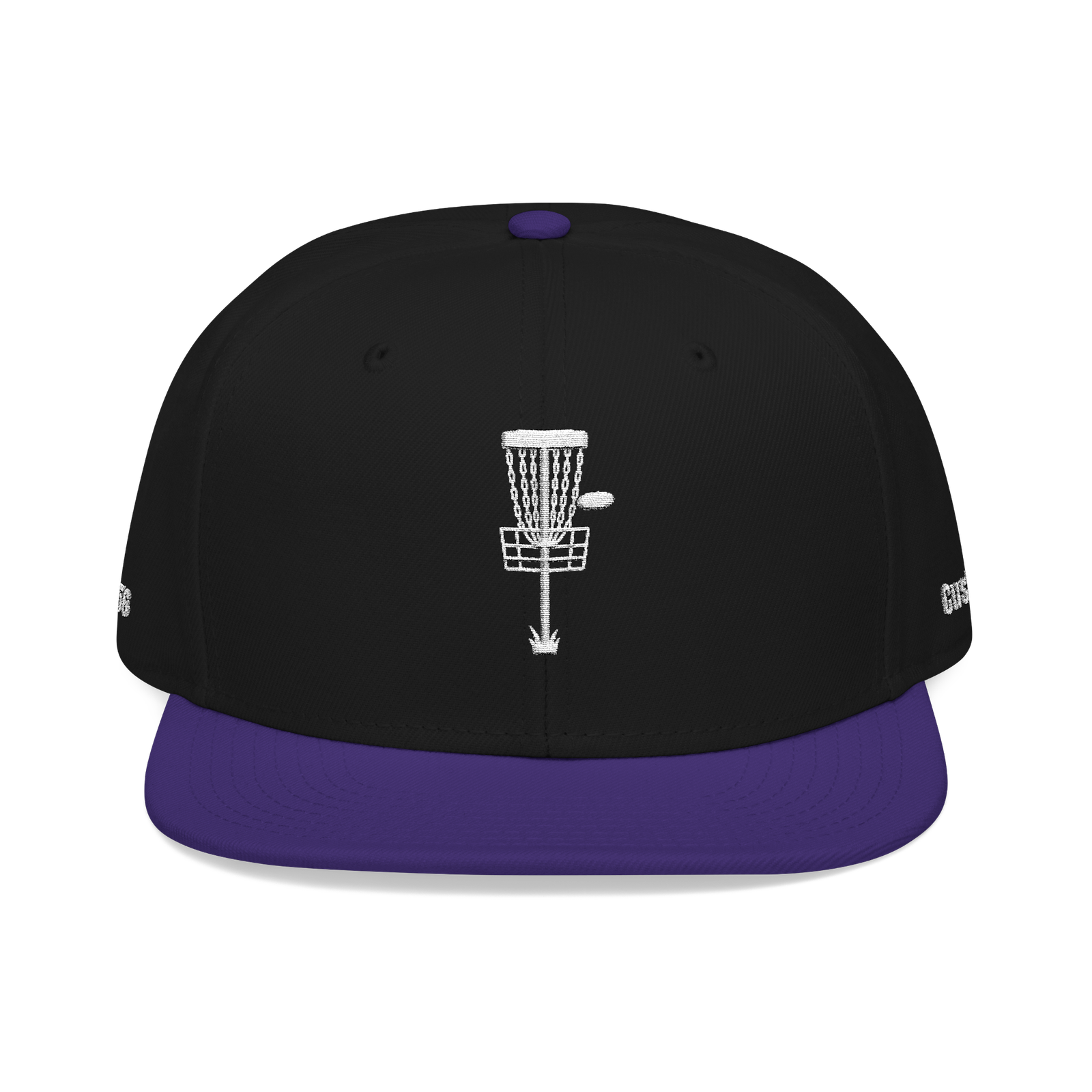 Embroidered Disc Golf Basket - Snapback Hat - Image 55