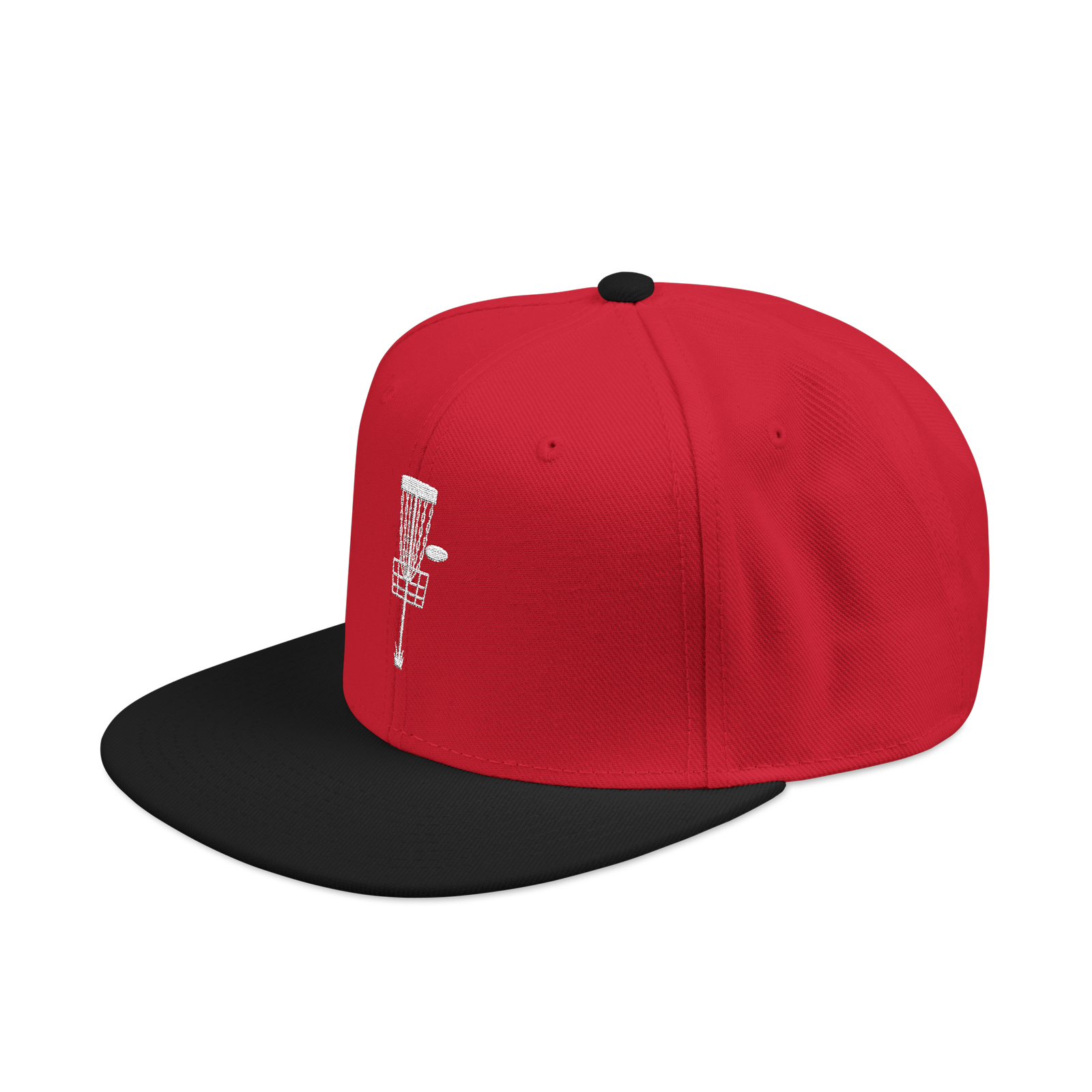 Embroidered Disc Golf Basket - Snapback Hat - Image 42